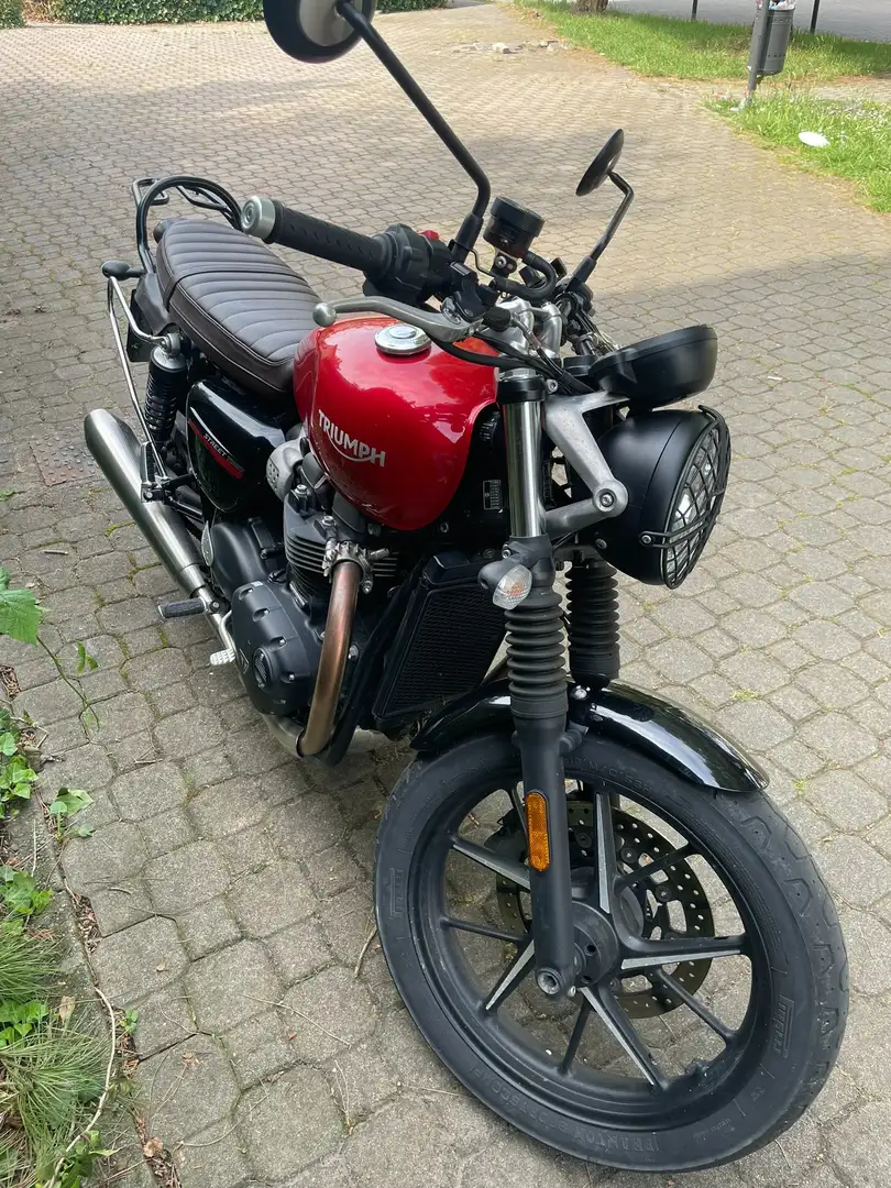Triumph Street Twin 900 Roşu - 2
