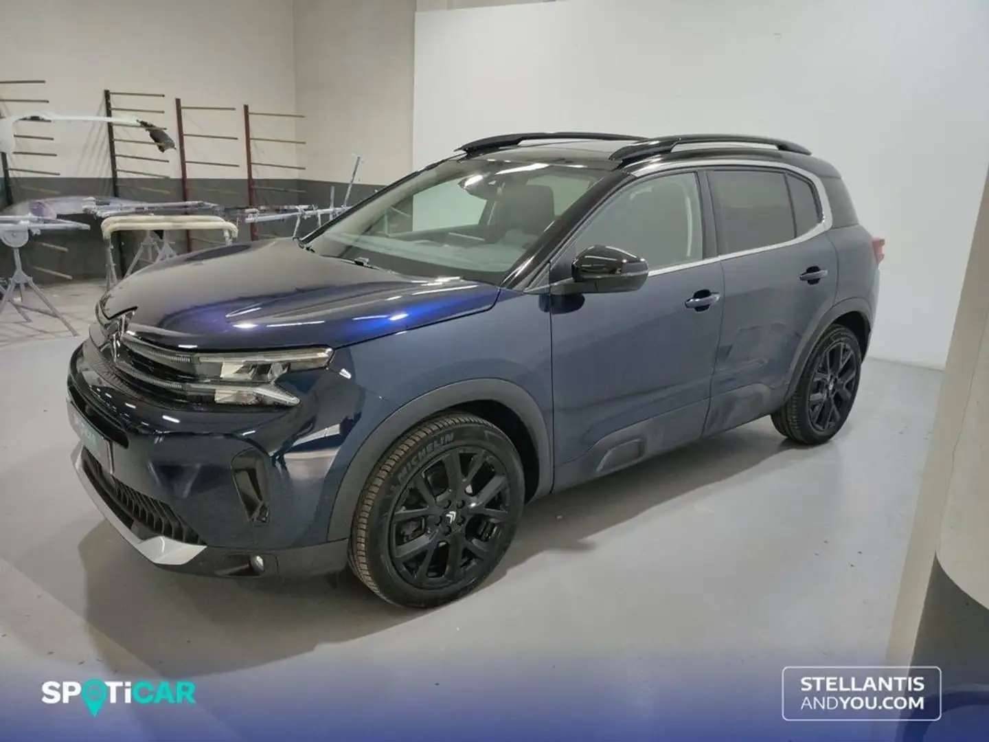 Citroen C5 Aircross HYBRID 100kW (136CV) e-DCS6 Max Blauw - 1