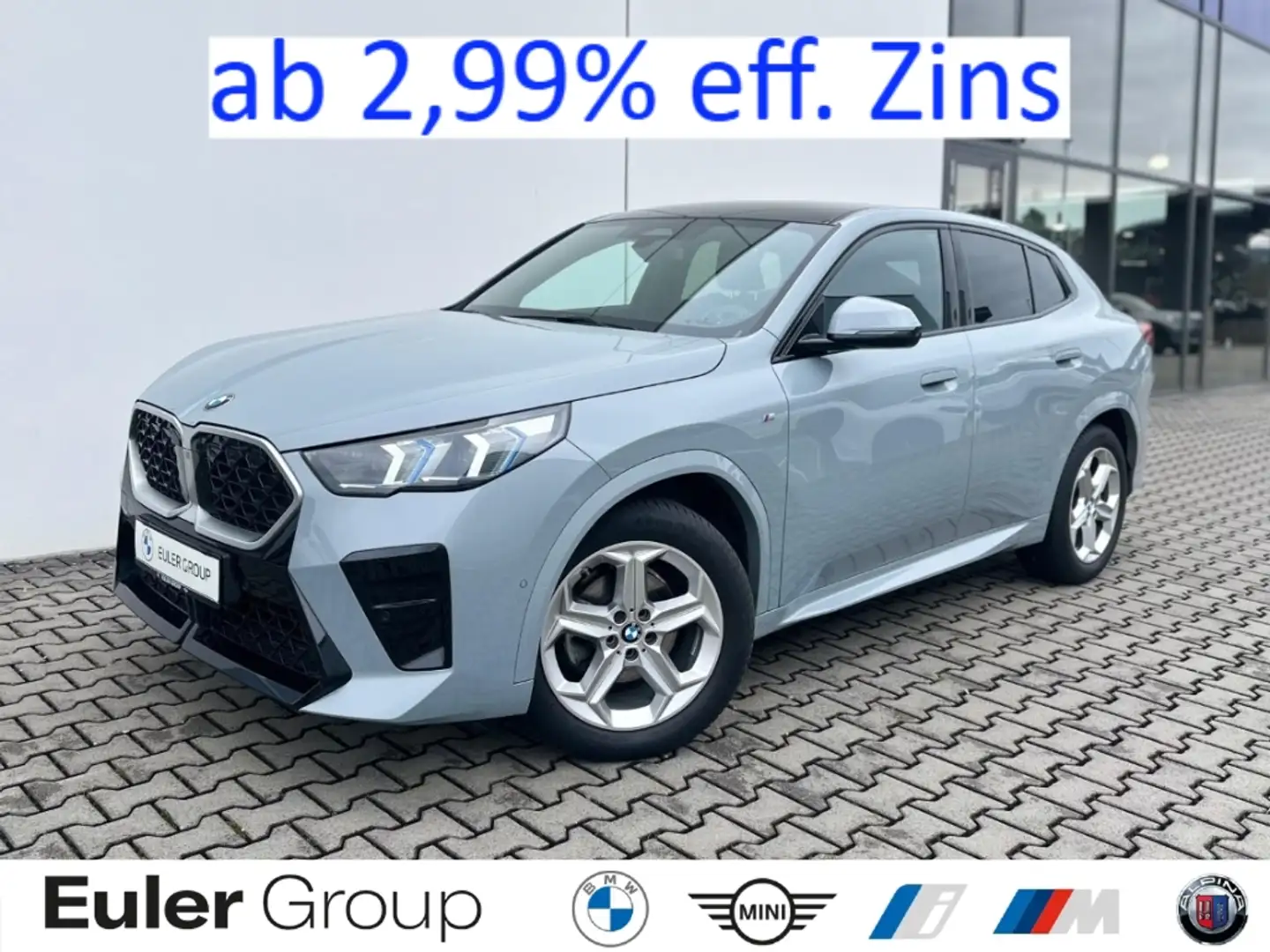 BMW X2 sDrive18dA M Sport AHK Pano H/K ad.M-FW Aktivsitz Grau - 1