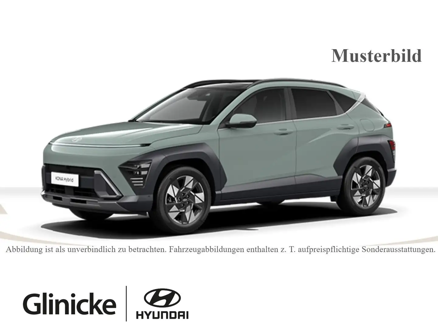 Hyundai KONA KONA Prime*SitzP*360Kam*Leder*LED*el.Heckl*el.Si Grün - 1