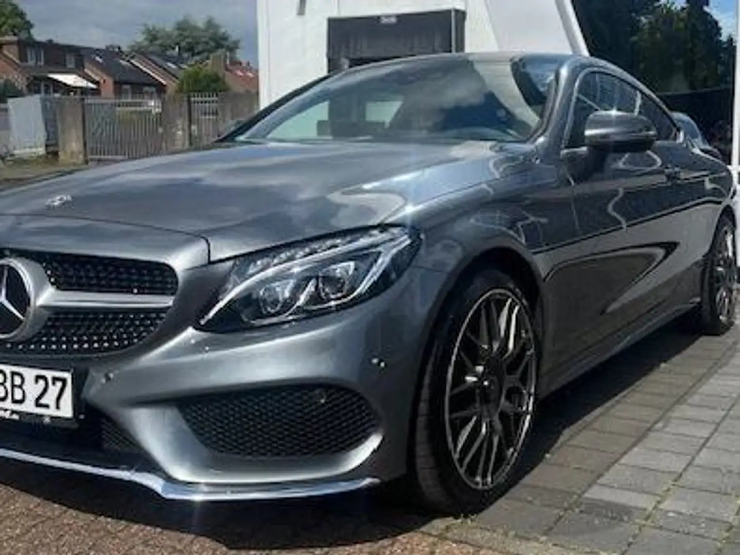 Mercedes-Benz C 400 C 400 Coupe 4Matic 9G-TRONIC AMG Line MB100! Grigio - 2