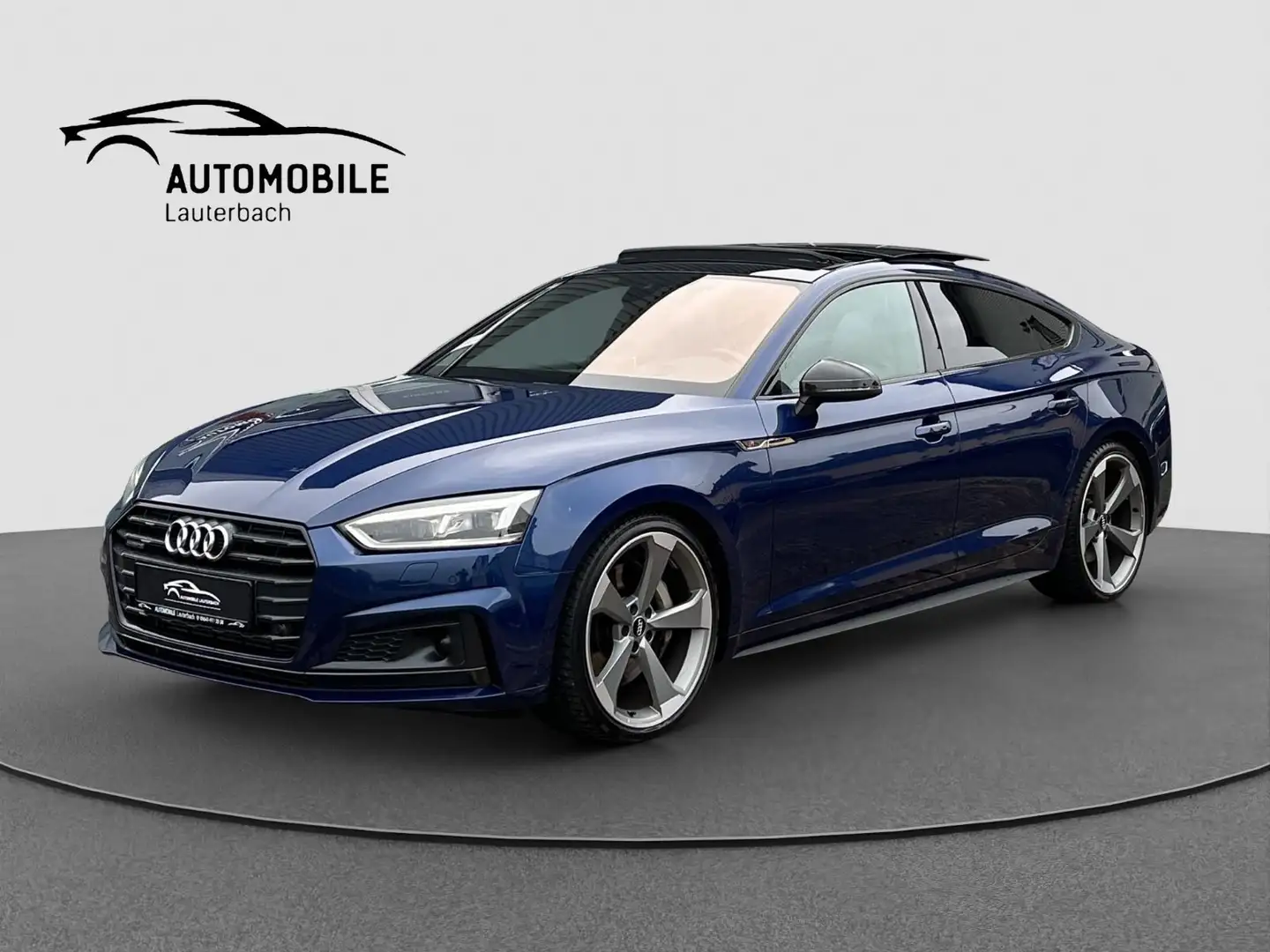 Audi A5 Sportb. S line 50 TDI PANO-B&O-HUD-AHK-MATRIX Blau - 1