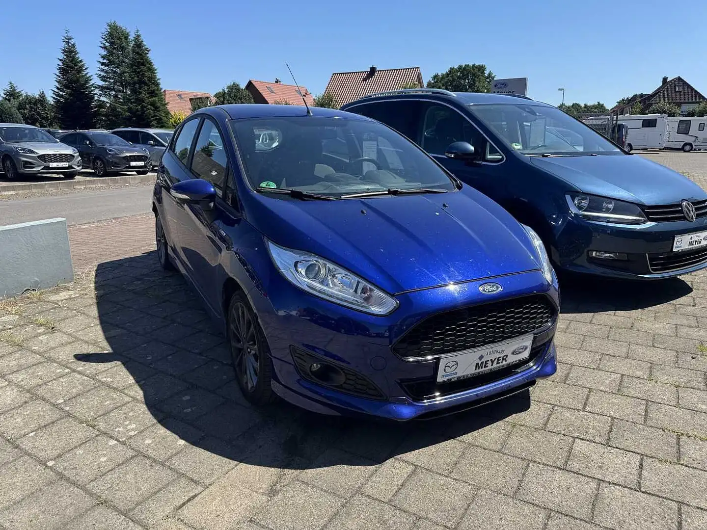 Ford Fiesta 5-Türer 1.0 EcoBoost Start-Stop ST-LINE Blau - 1