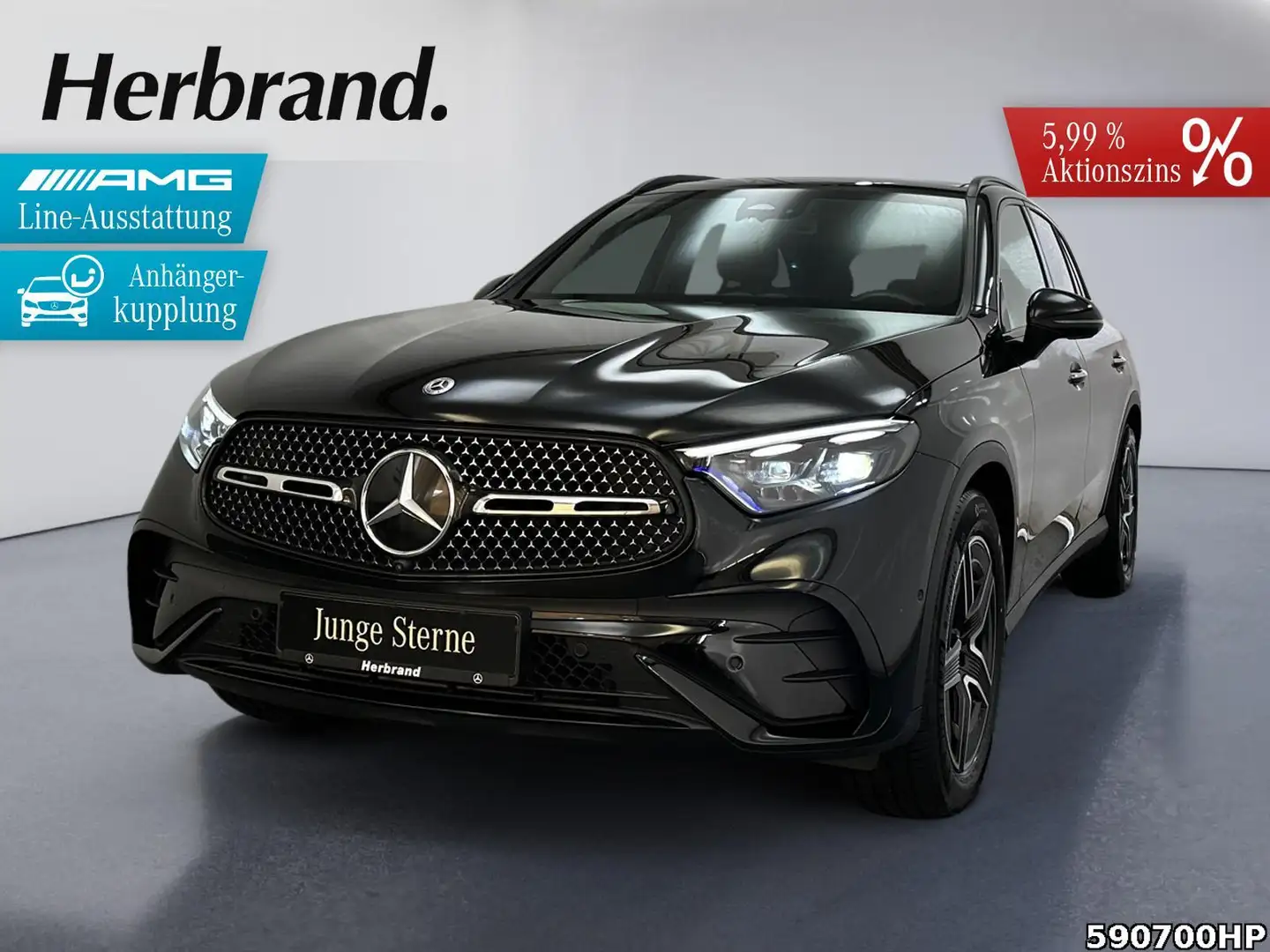 Mercedes-Benz GLC 300 4M AMG Pano Night AHK BURMESTER 360°LED Schwarz - 1