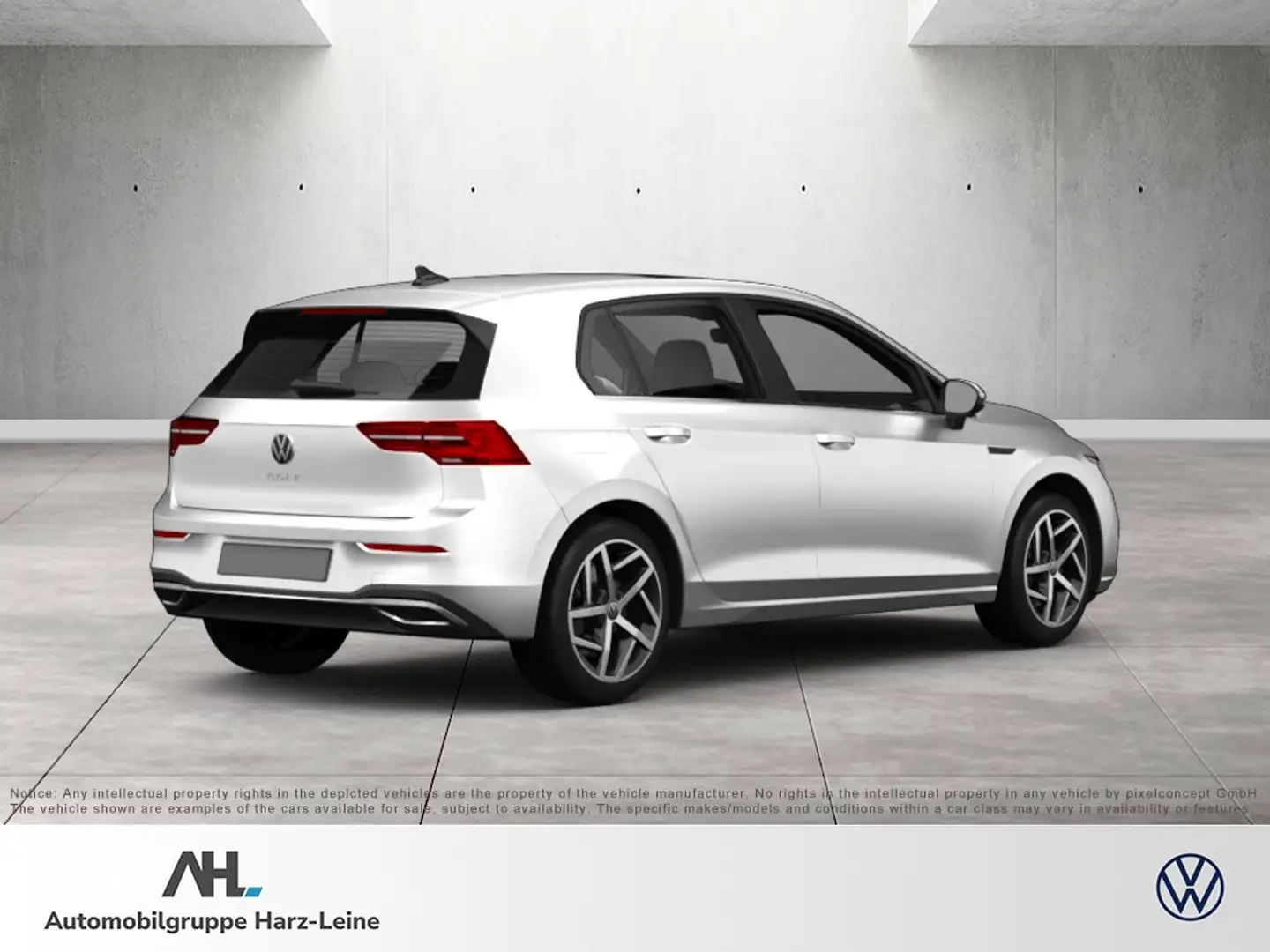 Volkswagen Golf VIII 1.5 eTSI Style DSG LED Navi ACC RFK SHZ PDC Wit - 2