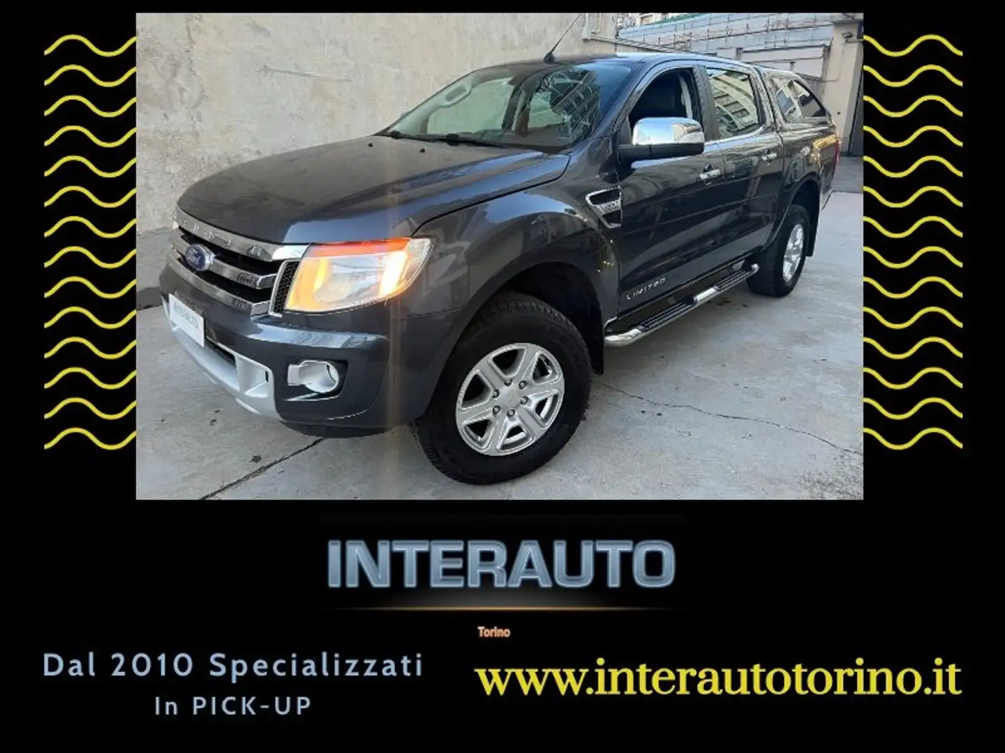 Ford Ranger 2.2 TDCi Limited DOPPIA CABINA 5pt. Gris - 1