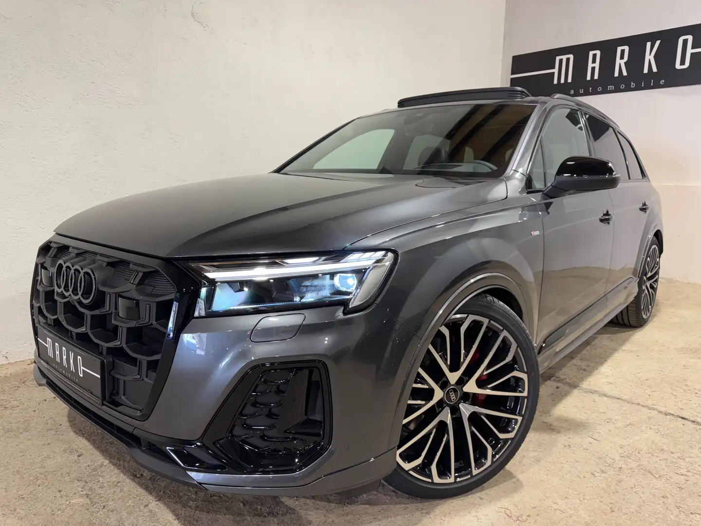 Audi Q7 50 TDI quattro S line "Ahk, Pano., 7 Setzer, uvm." Grau - 1