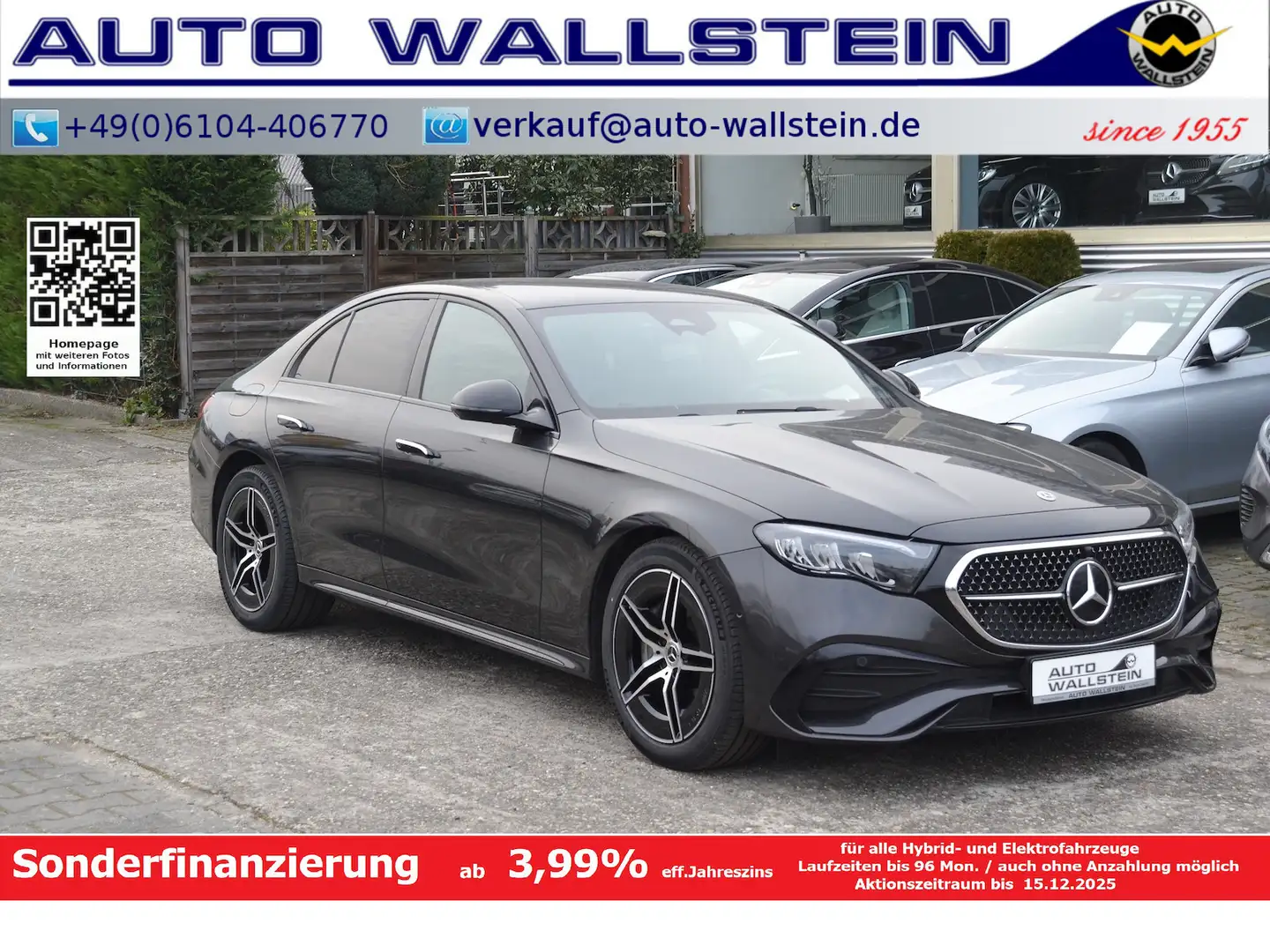 Mercedes-Benz E 200 AMG Line Advanced (Night KLGo Distronic .. Grau - 1