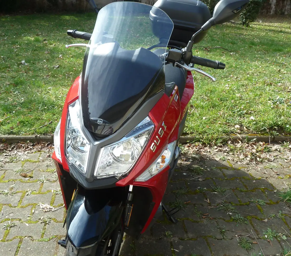 SYM Jet 14 gepflegter Motorroller 125ccm, ABS, Top Case Rot - 2