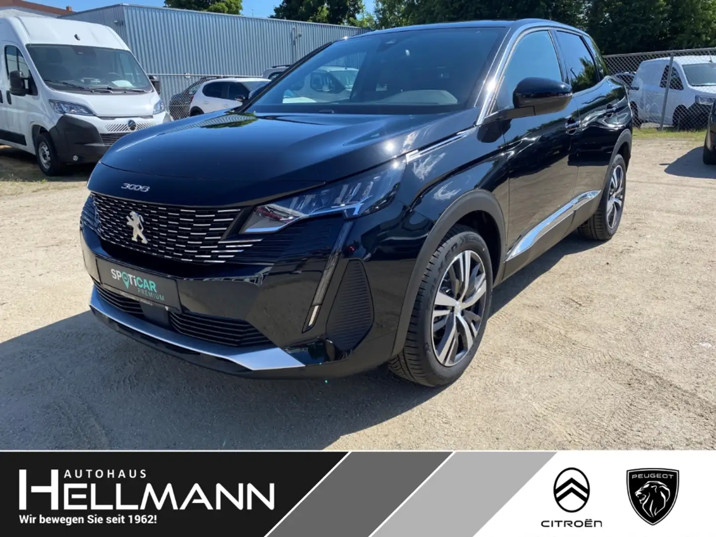 Peugeot 3008 Allure Pack 1.2 Mild-Hybrid 145 e-DSC6 Noir - 1