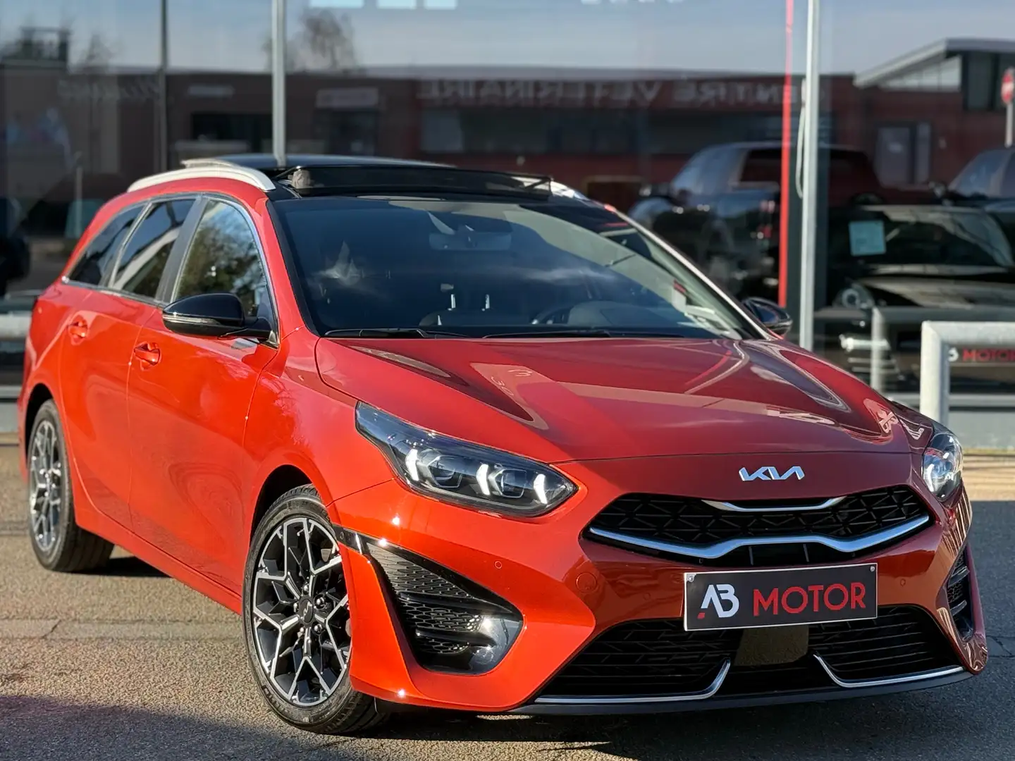 Kia Ceed SW / cee'd SW 1.6 CRDi MHEV GT-Line 136CV AUTO ACC GPS PANO CAME Orange - 1
