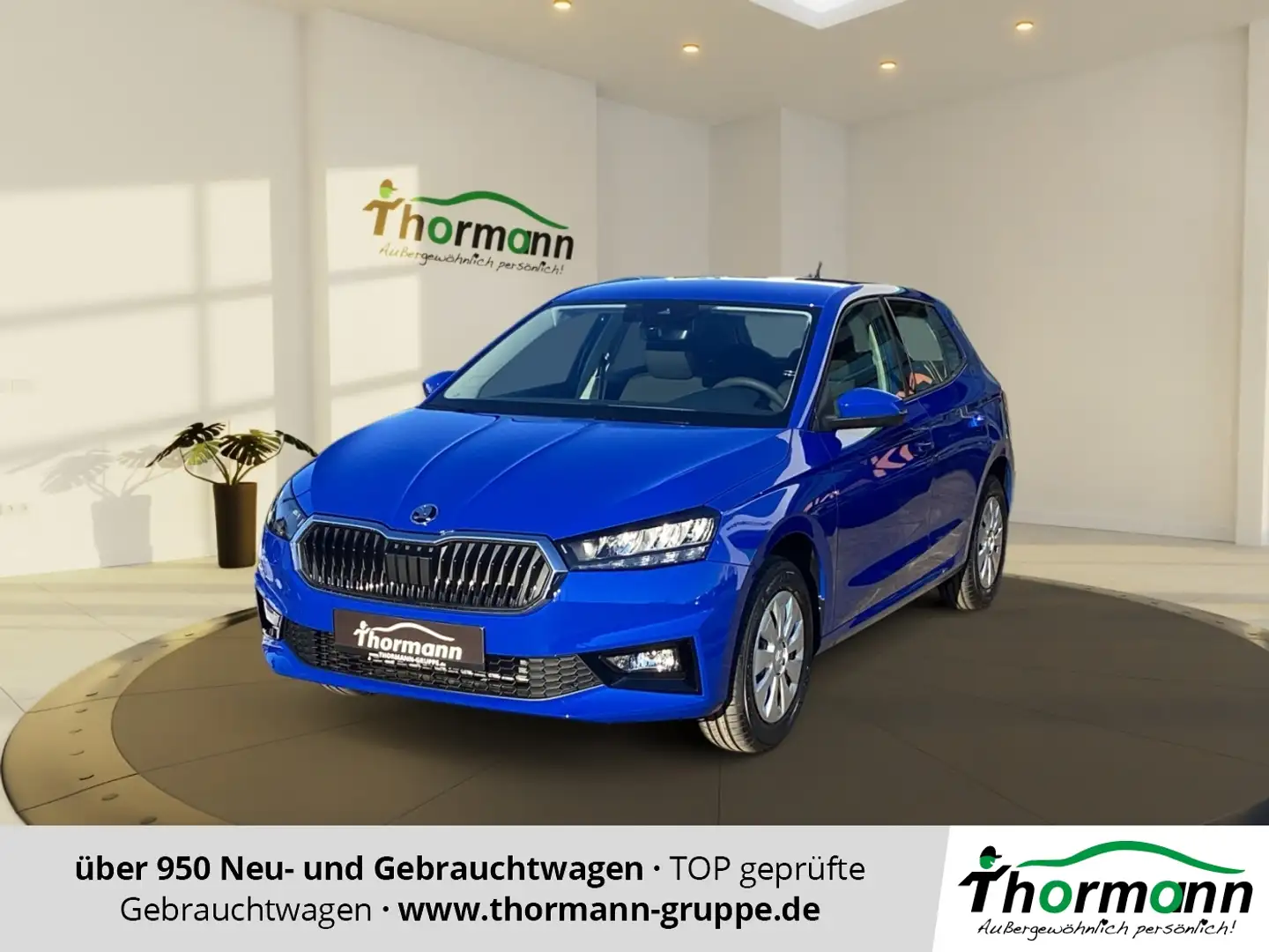 Skoda Fabia Essence 1.0 MPI LED, Sitzheiz., Lane Assist Azul - 1