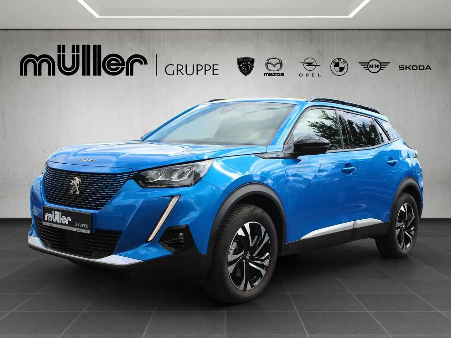 Peugeot 2008 Elektro Allure Pack Blau - 1
