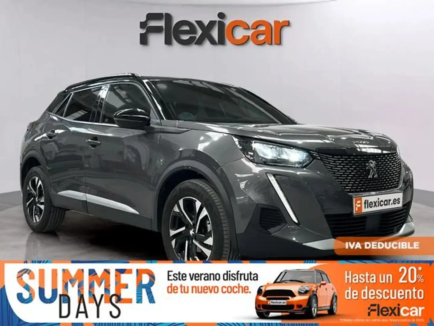 Peugeot 2008 1.2 PureTech S&S Allure EAT8 130 Gris - 1