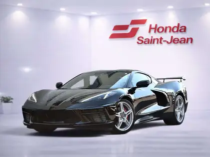 Black 2025 Chevrolet Corvette Coupe Rear-Wheel Drive 8-Speed Automatic