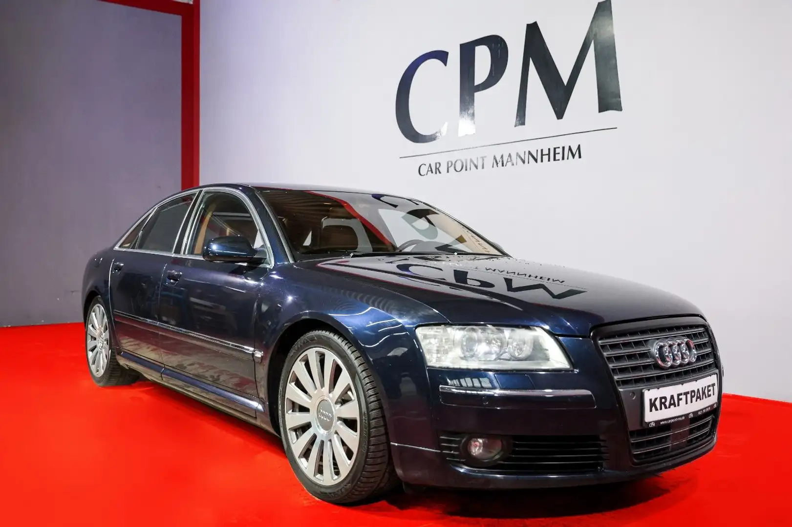 Audi A8 6.0 QUATTRO LEDER NAVI XENON SHZ TOP ZUSTAND Blau - 1