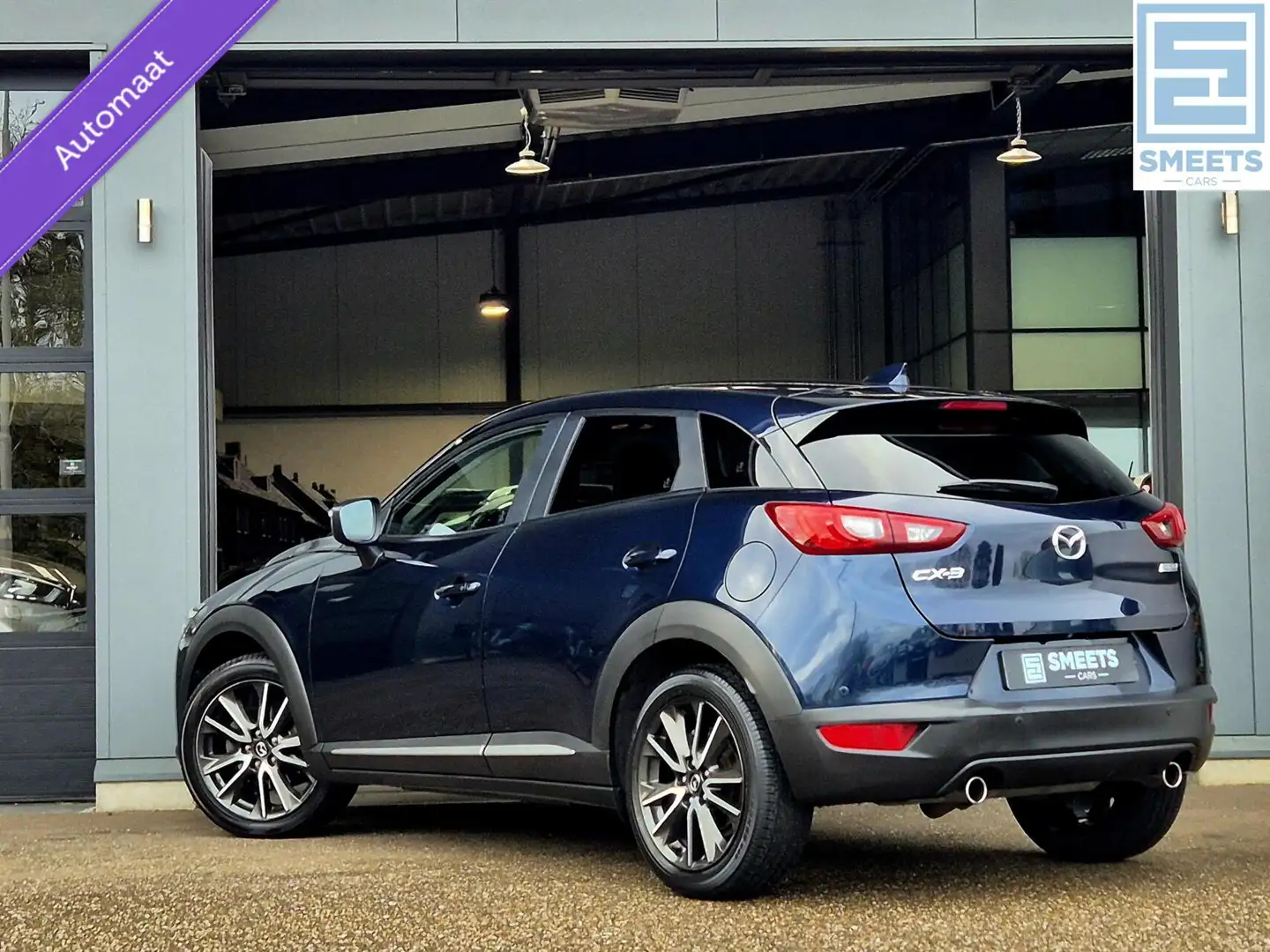 Mazda CX-3 2.0 SkyActiv-G 120 GT-M Automaat |H.Leer|Navi|Cam Blauw - 2