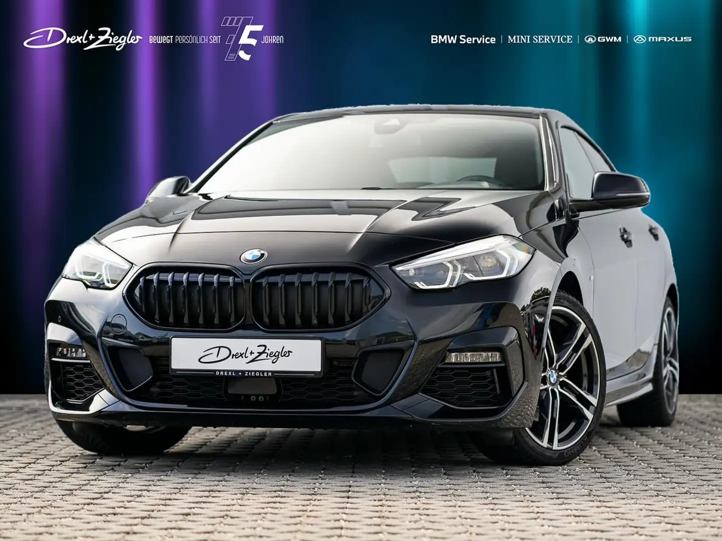 BMW 218 218i Gran Coupe M-Sport 18" PANO KoZg AdLED RFK Schwarz - 1