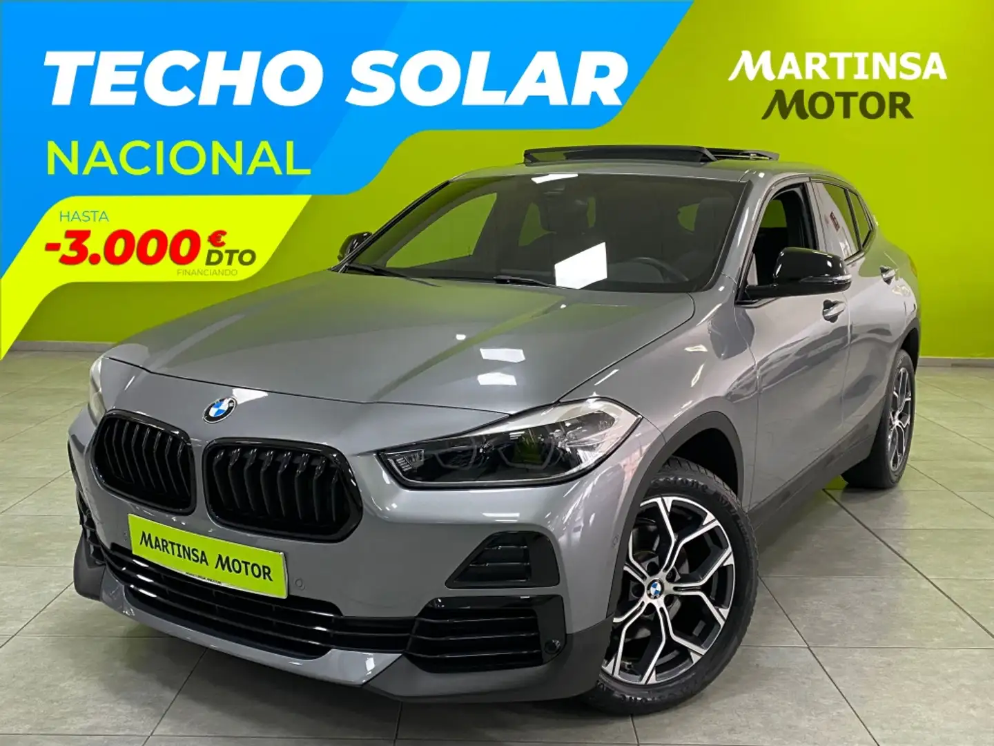 BMW X2 sDrive 18iA Advantage Gris - 1