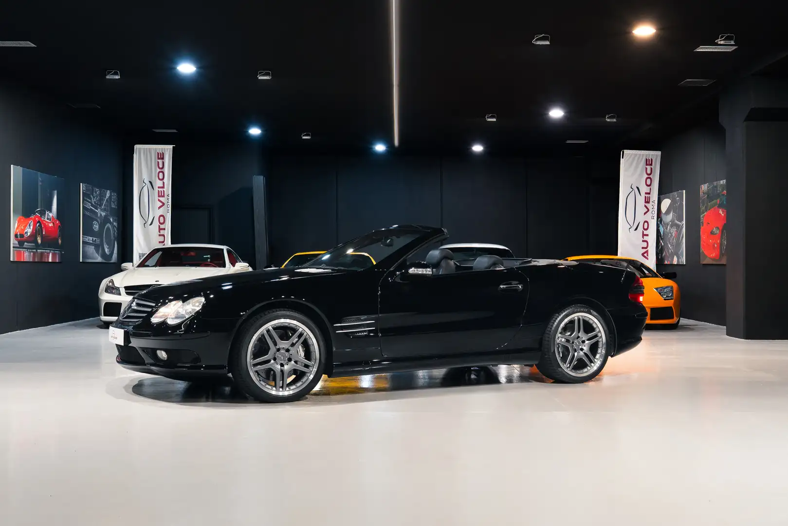 Mercedes-Benz SL 55 AMG SL 55 k AMG 500cv Schwarz - 1