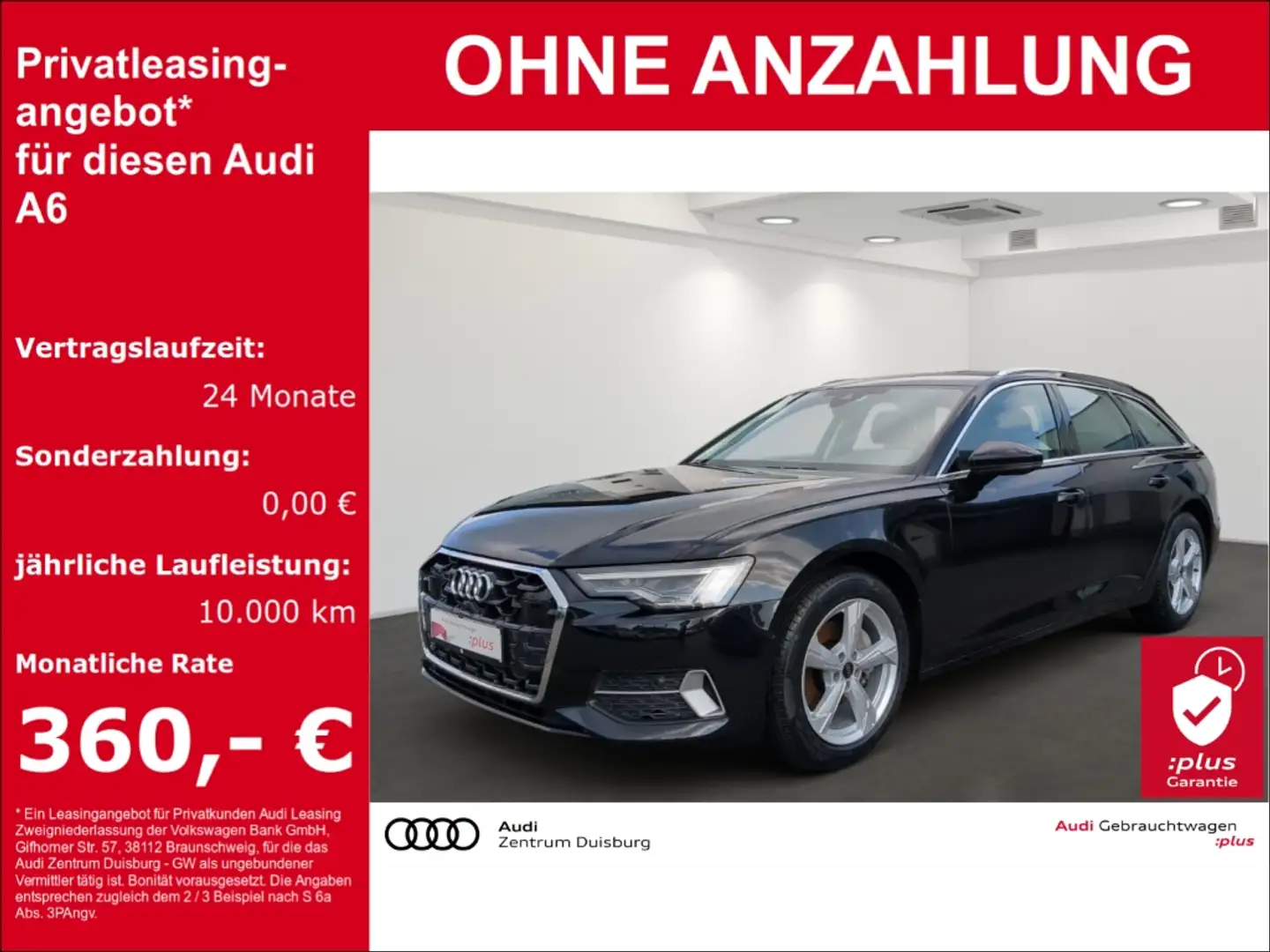 Audi A6 Avant 40 TDI quattro advanced Zwart - 1