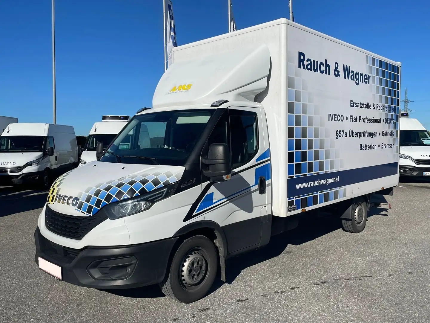 Iveco Daily Ladebordwand LBW *LUFTFEDERUNG* NETTO € 27.500 Weiß - 1
