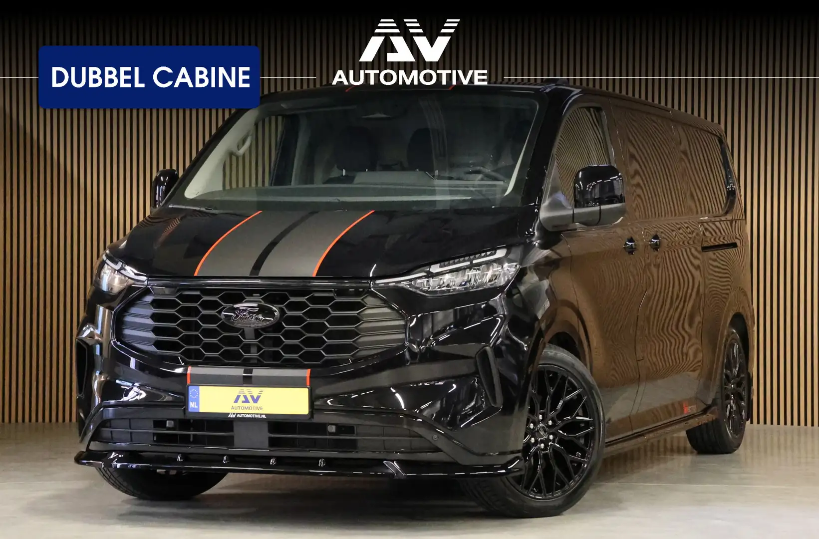 Ford Transit Custom 320 2.0 TDCI 170 PK L2H1 DC Limited | L+R Schuifde Zwart - 1
