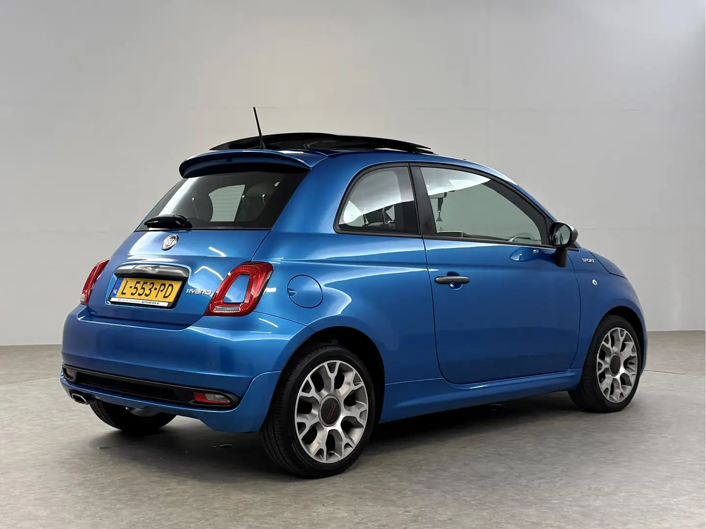 Fiat 500 1.0 Hybrid Sport | Pano | Carplay | Cruise | Navi Blau - 2