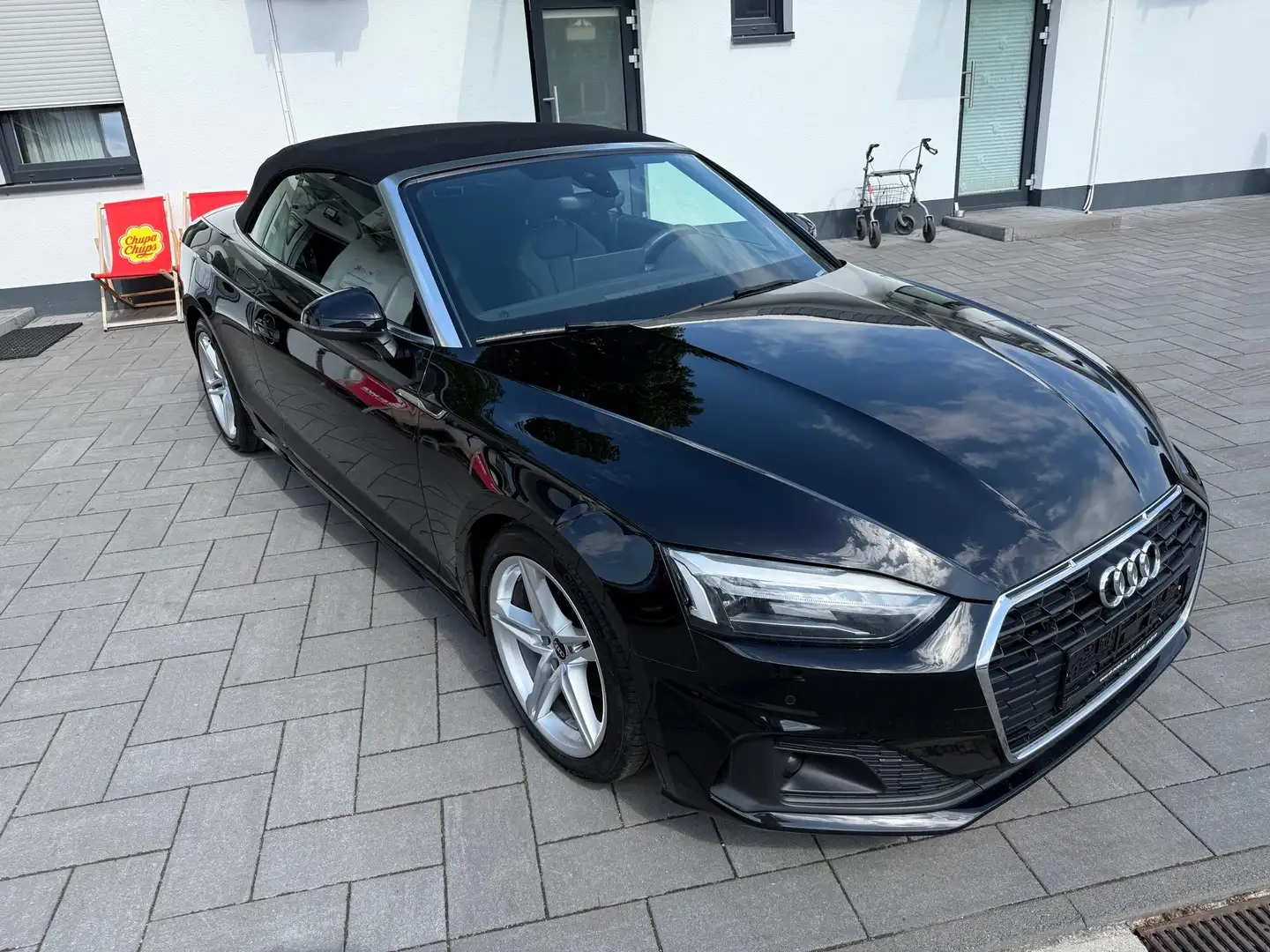 Audi A5 35 TDI Cabrio Sport-Leder Sitze Kamera LED Automat Noir - 2