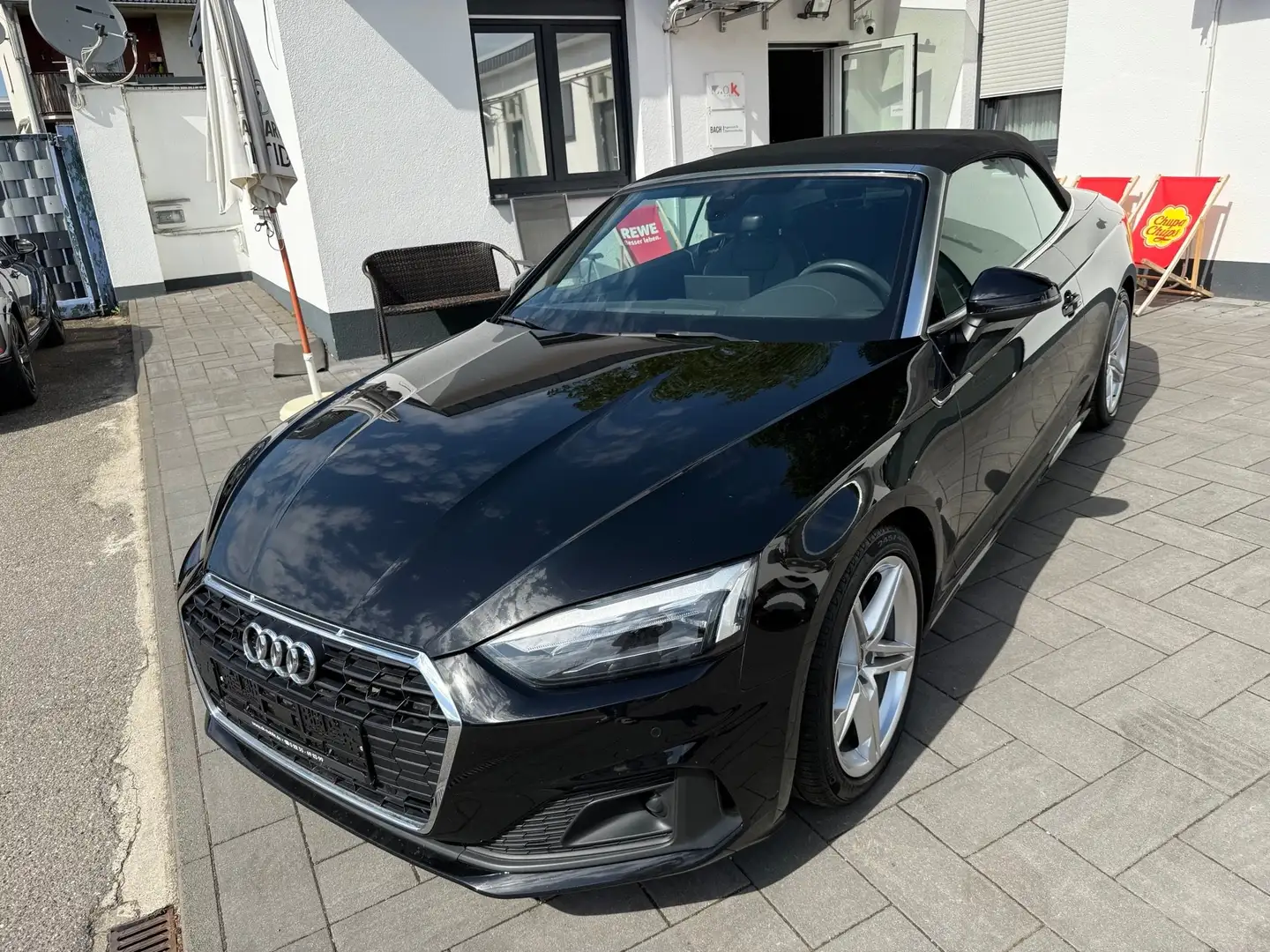 Audi A5 35 TDI Cabrio Sport-Leder Sitze Kamera LED Automat Noir - 1
