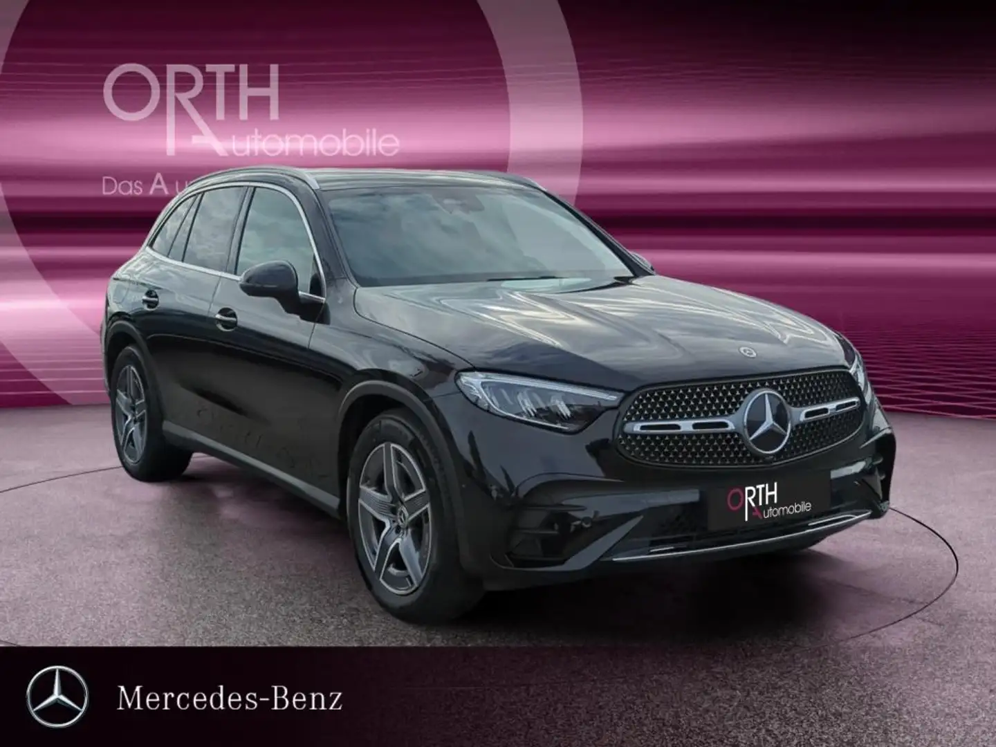 Mercedes-Benz GLC 220 d 4M AMG NAVI AHK LED RFK SPUR DISTANCE Schwarz - 2