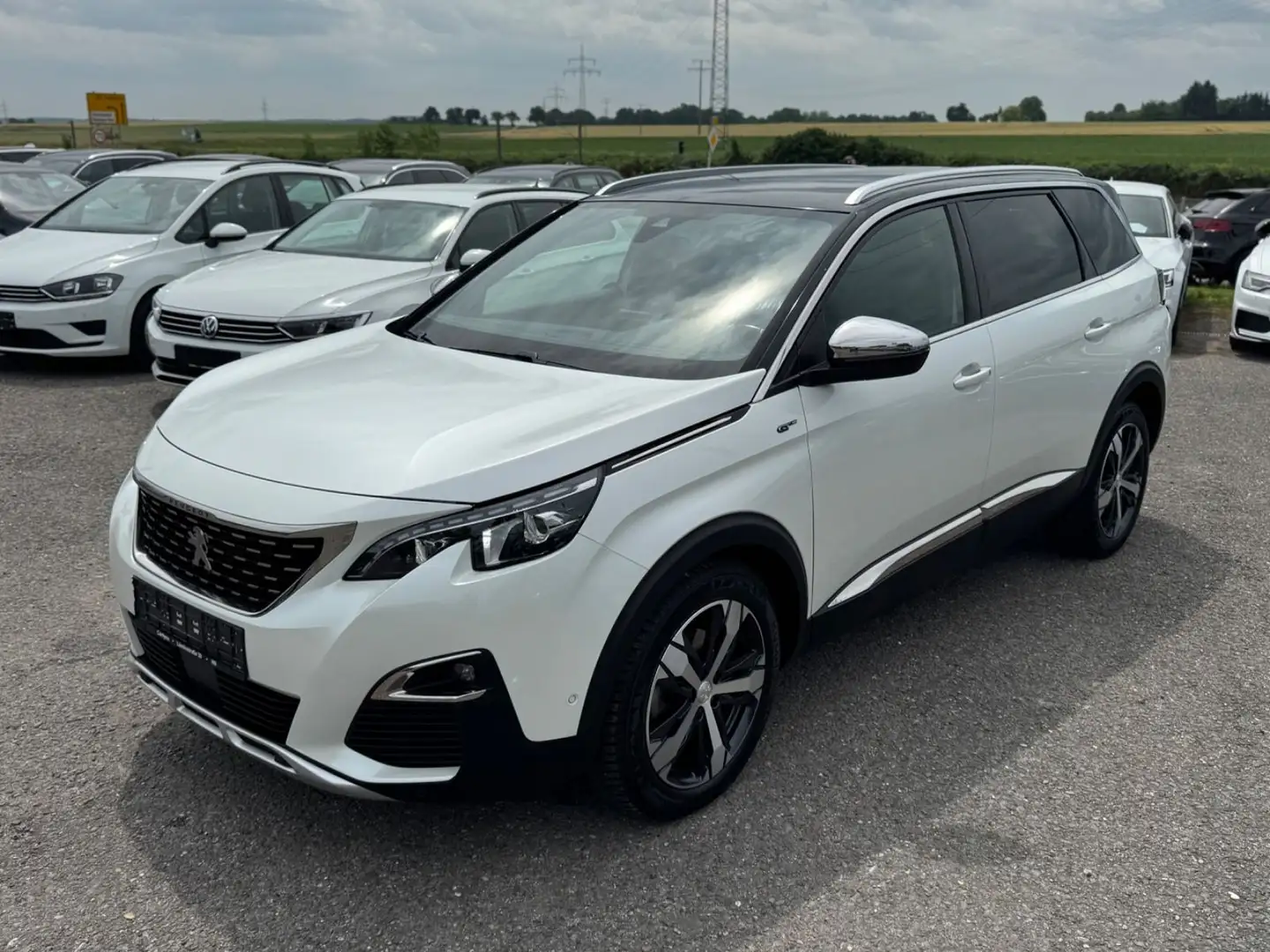 Peugeot 5008 GT-Line AHK LED 7-Sitzer Kam 360 Navi Virtu Bianco - 1