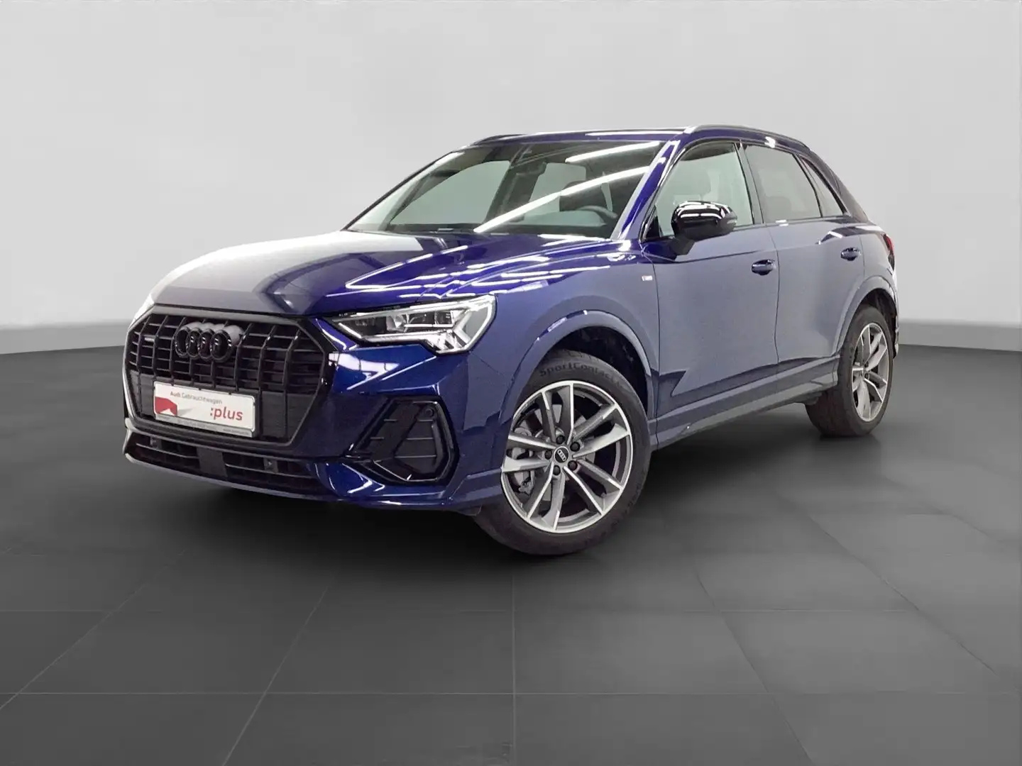 Audi Q3 40 TFSI Q 2x S LINE PANO AHK LEDER NAVI Blau - 2