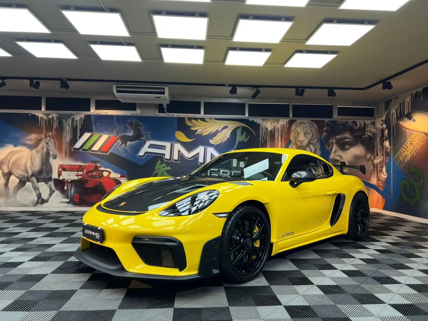 Porsche 718 Spyder Porsche 718 Spyder 4.0 GT4 RS pdk WEISSACH RS PACK Galben - 1