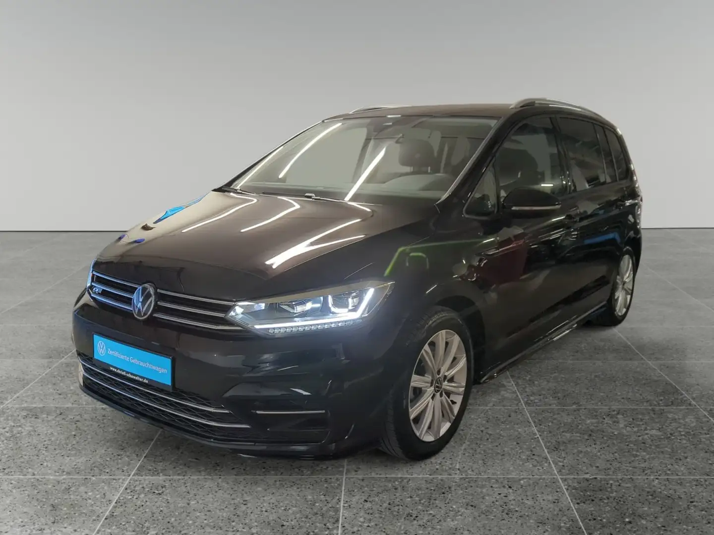 Volkswagen Touran 1.5 TSI DSG CL R-Line Ext LED NAVI KLIMA Schwarz - 2