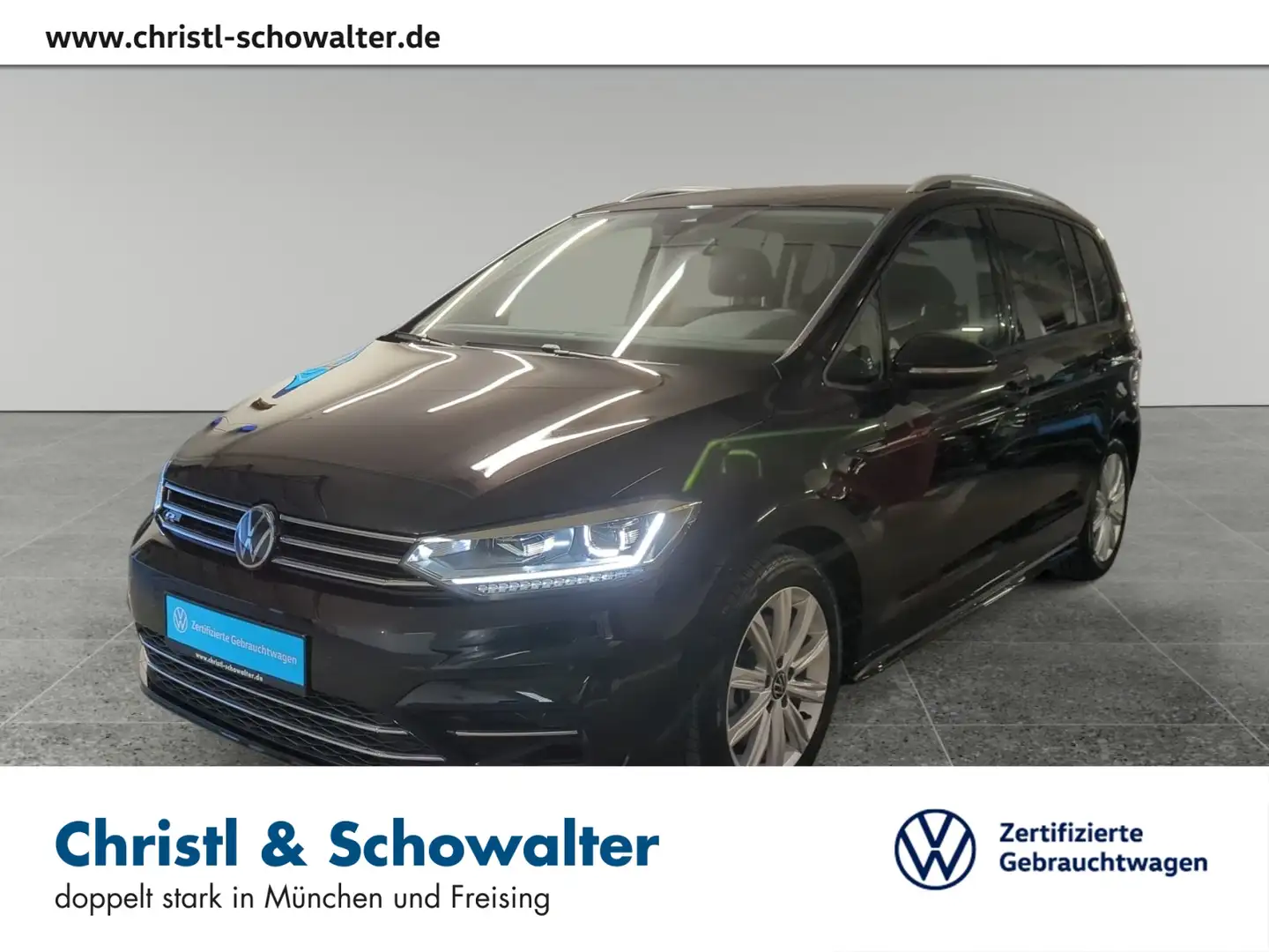 Volkswagen Touran 1.5 TSI DSG CL R-Line Ext LED NAVI KLIMA Schwarz - 1