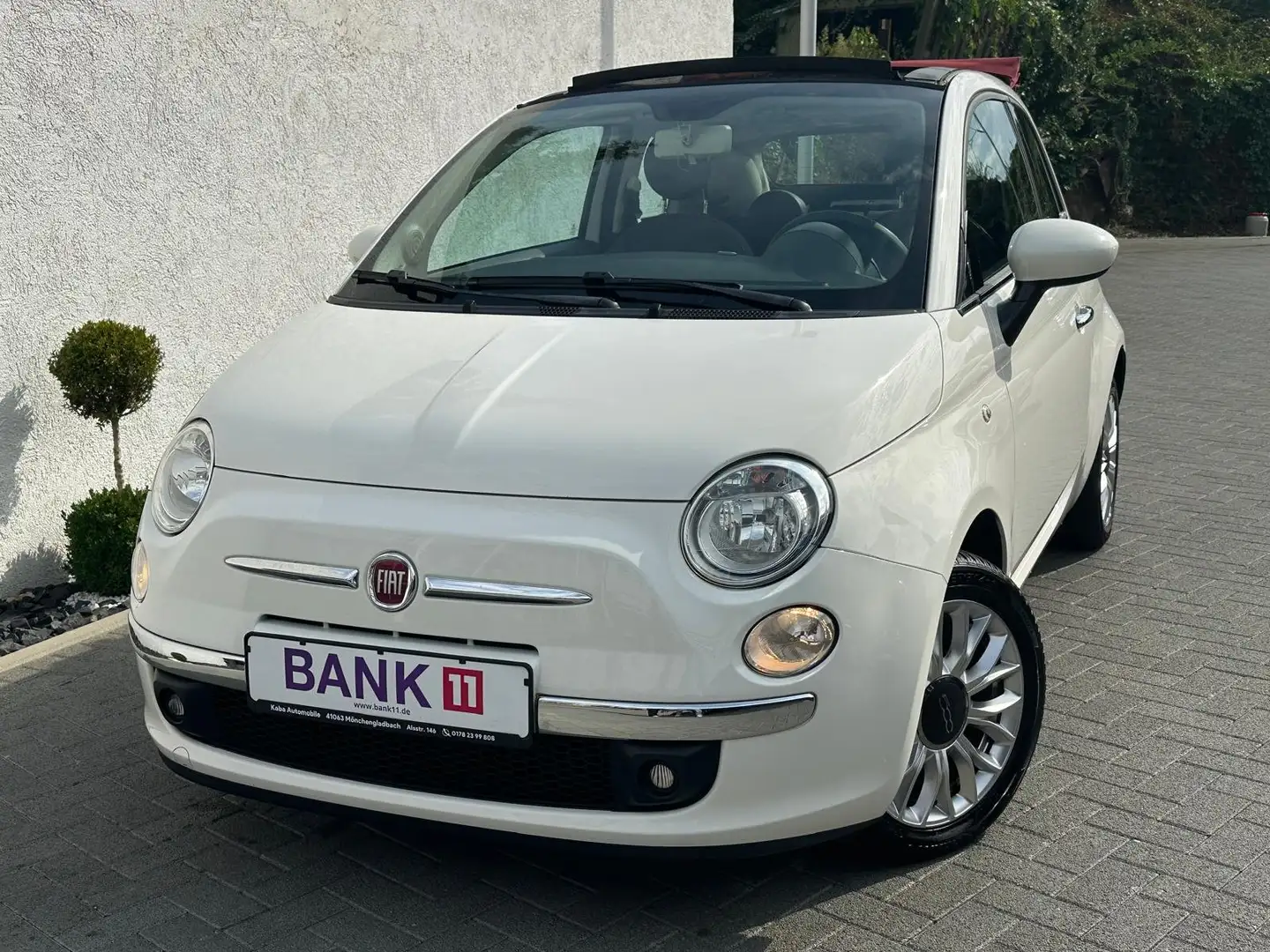 Fiat 500C 1.2l Lounge/Allwetterreifen/Gepflegt- Blanco - 1