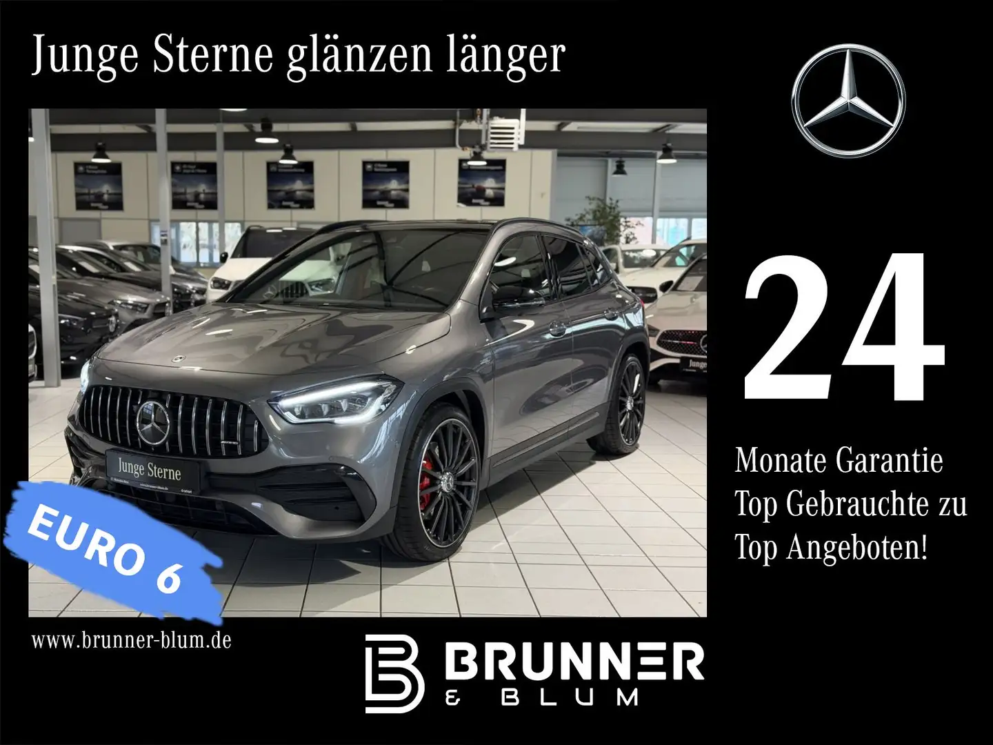 Mercedes-Benz GLA 35 AMG GLA 35 4M Pano,Night,21Z,Distronic,360°,Memory, Grau - 1