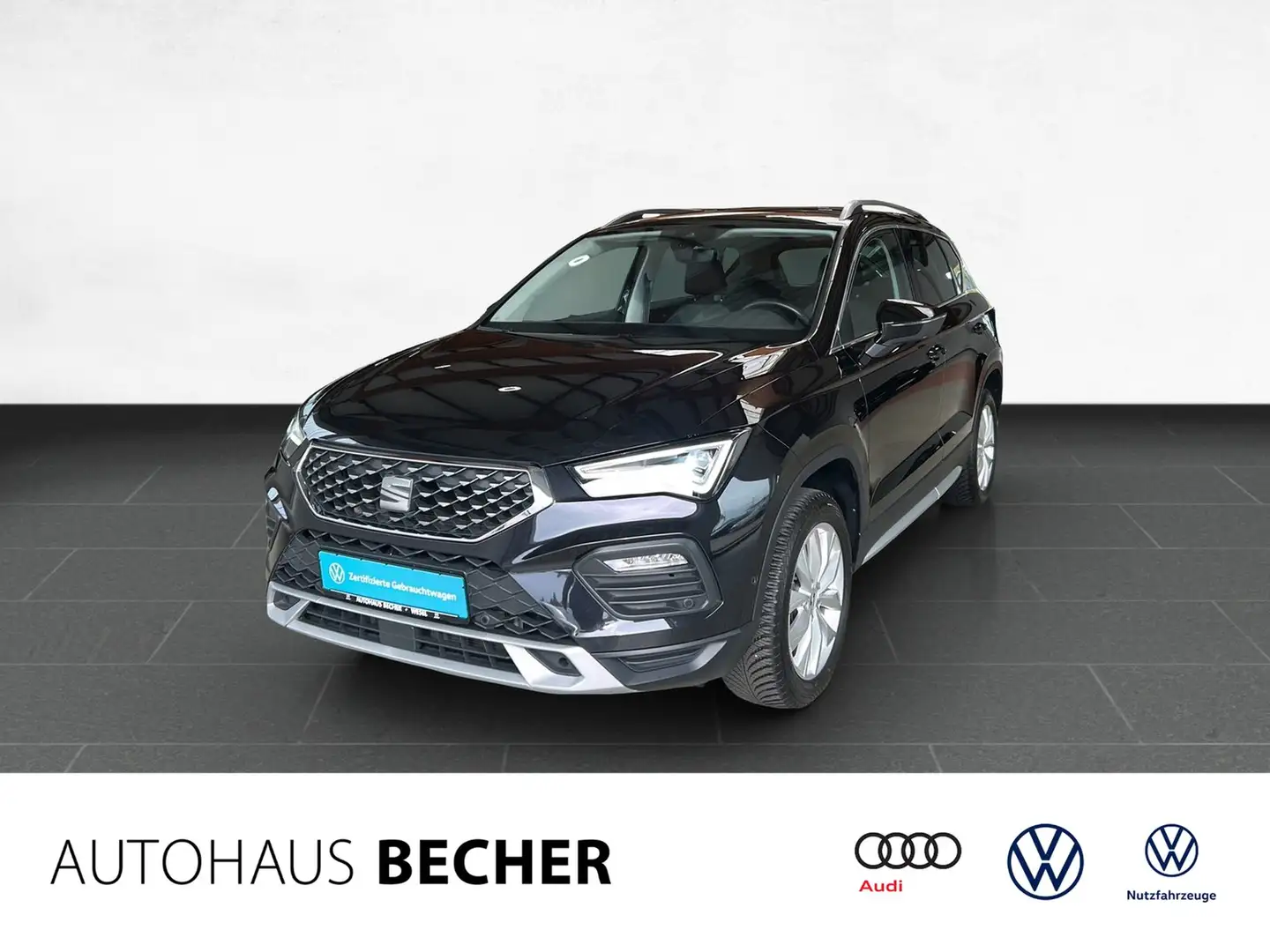 SEAT Ateca Xperience 1.5 TSI DSG /AHK/Rückfahrk/Navi Schwarz - 1