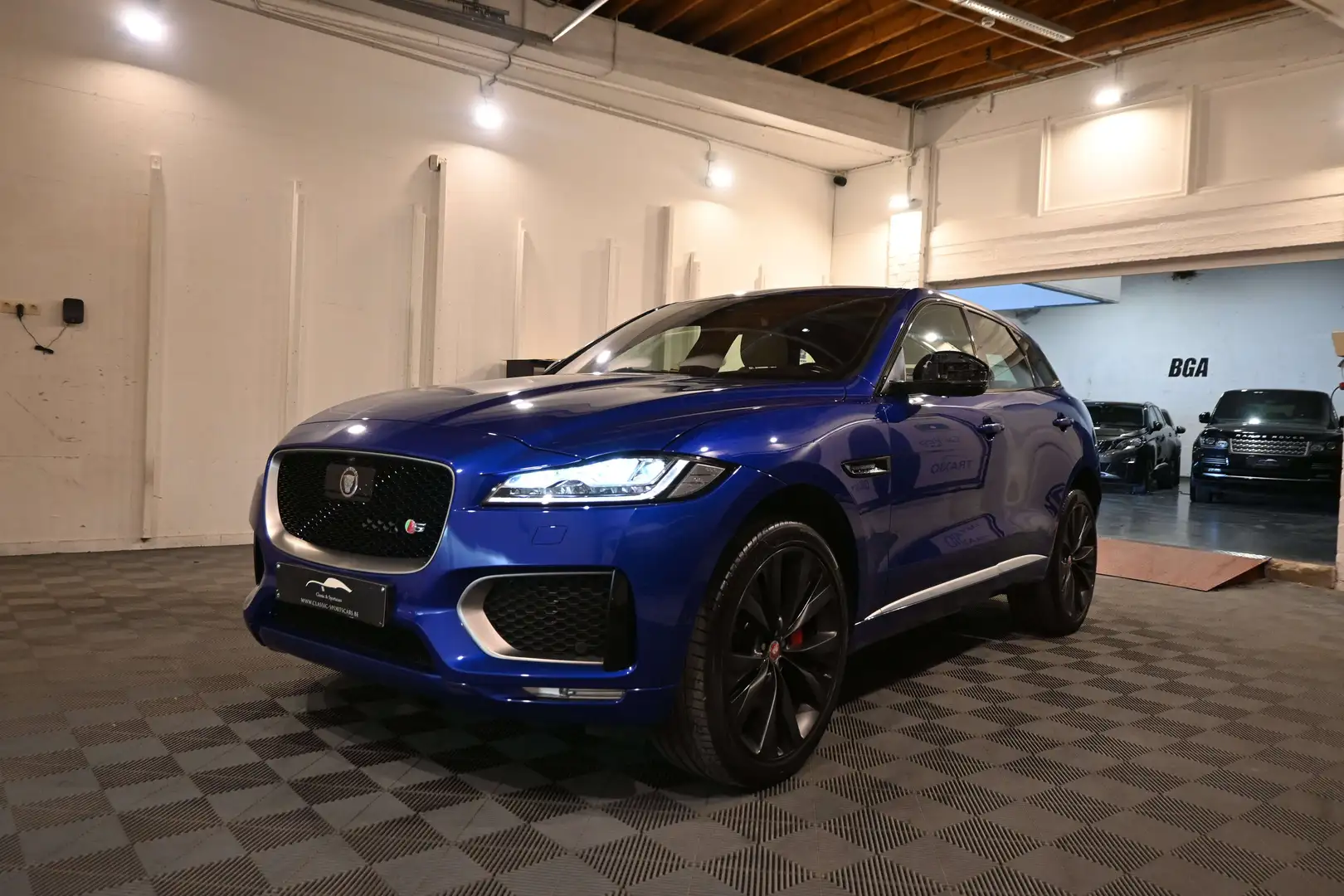 Jaguar F-Pace 3.0D S V6 AWD R-SPORT / DISTRONIC / CAMERA 360 Bleu - 2