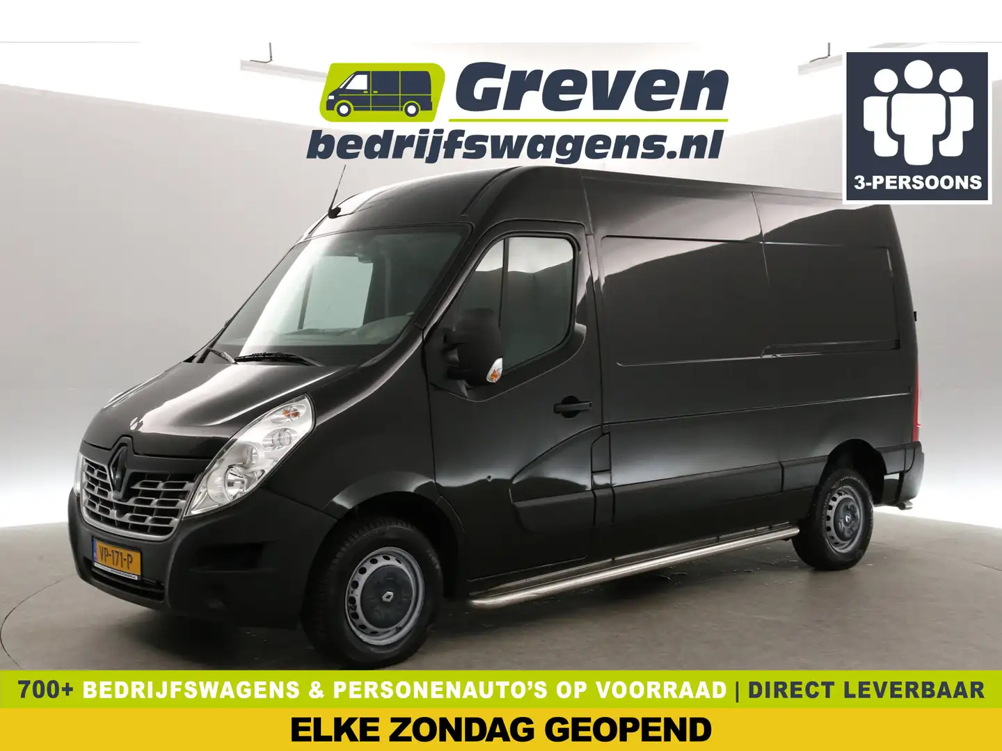 Renault Master T35 2.3 dCi L2H2 | Airco | Cruise | 3-Zits | Trekh Zwart - 1
