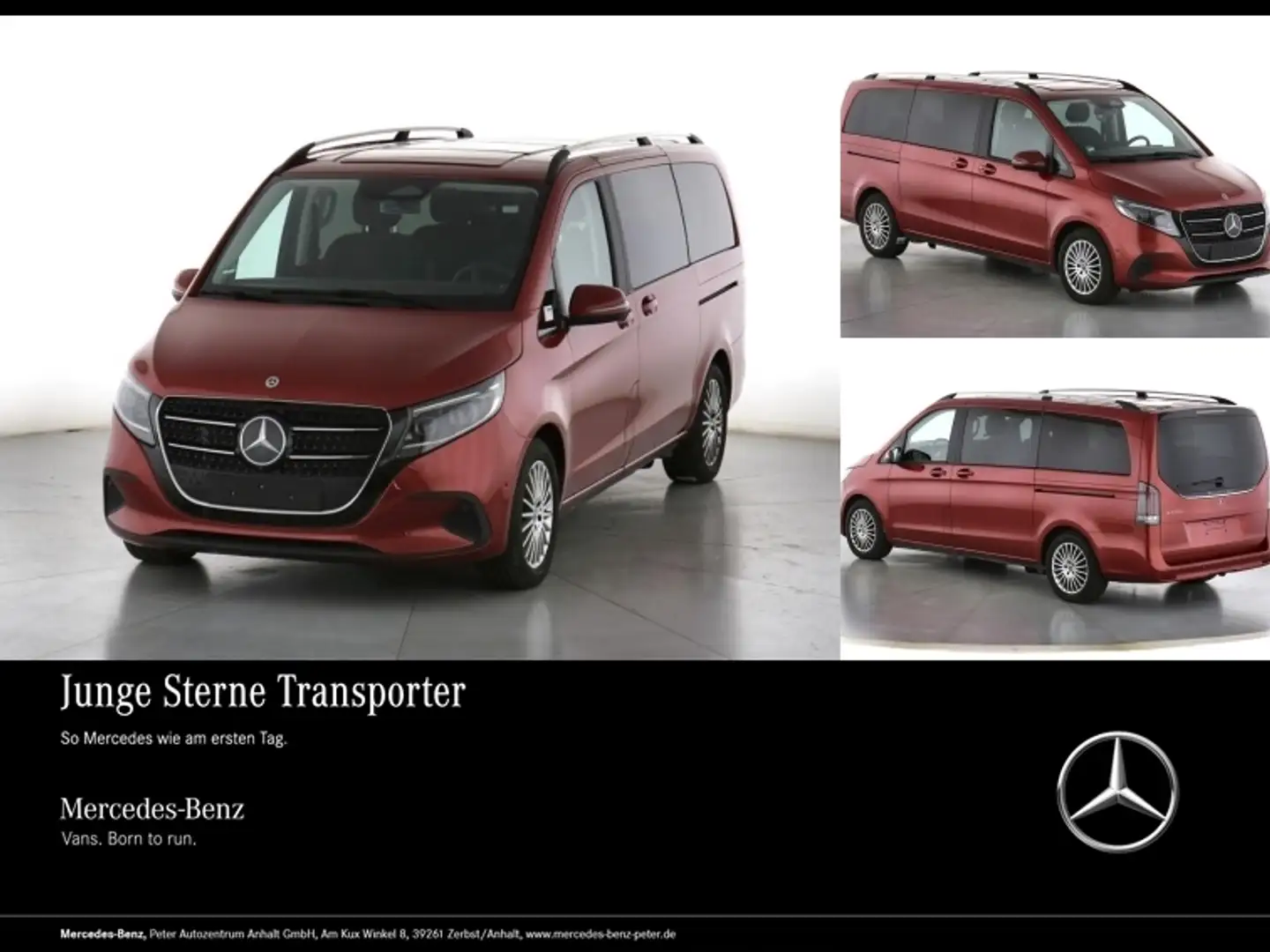Mercedes-Benz V 220 d STYLE Lang MultiBeam/Distronic/AHK 2,5t/ Roşu - 1