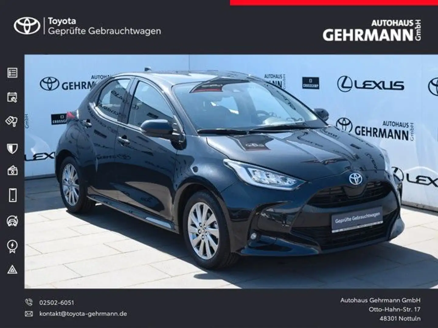 Toyota Yaris *CARPLAY*SHZ* Zwart - 1