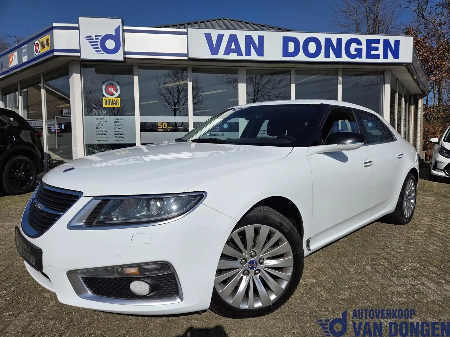 Saab 9-5 2.0T BioPower Aero XWD 220 PK | Trekhaak Weiß - 1