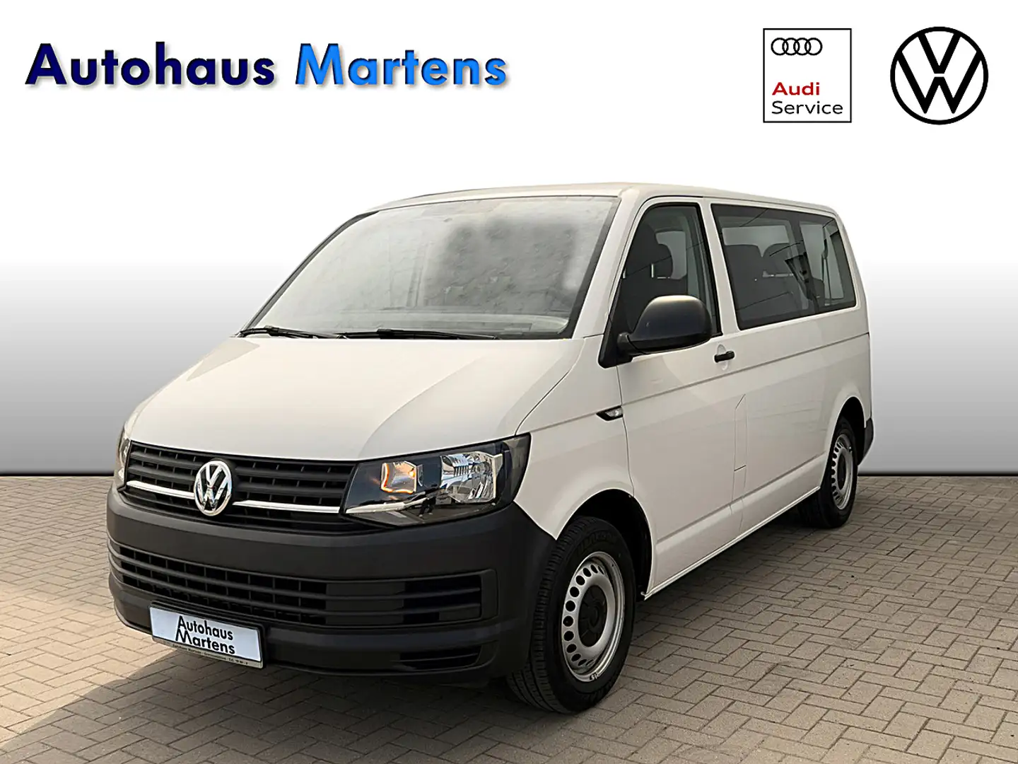 Volkswagen T6 Transporter Transporter 2.0 TDI Kombi Klima Navi 9-Sitzer Blanc - 1