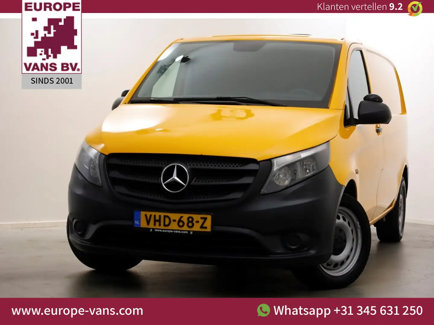 Mercedes-Benz Vito 116 CDI 163pk E6 9G Automaat Kort 4x4 ZG2 Airco/Ac Geel - 1