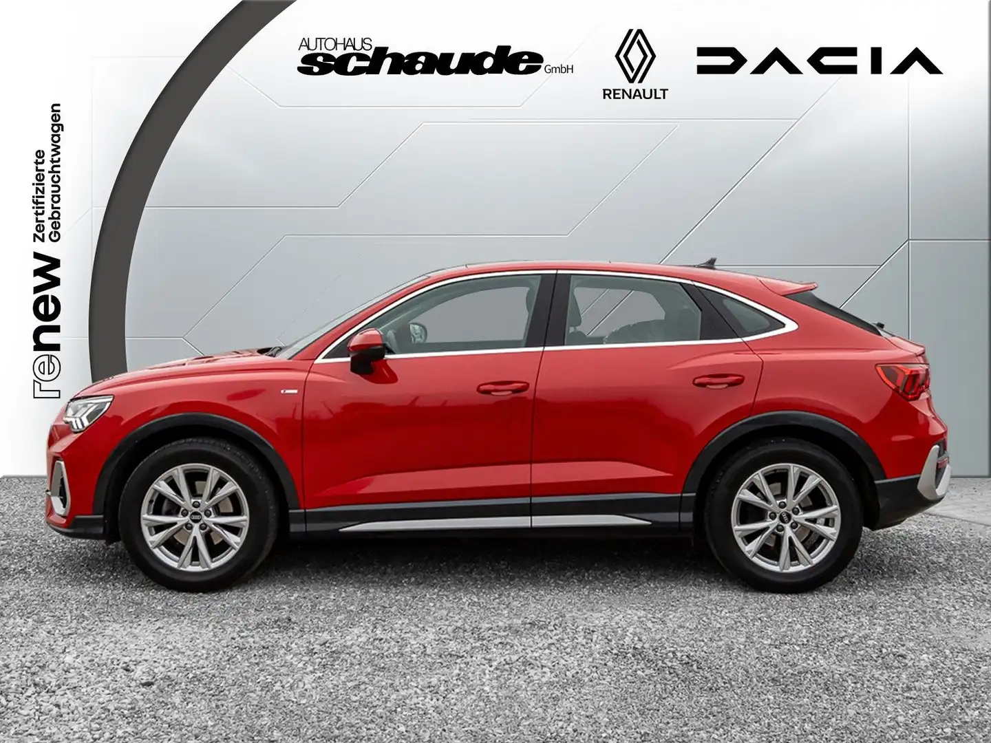 Audi Q3 Sportback 35 TDI quattro S line Matrix Standh Rot - 2