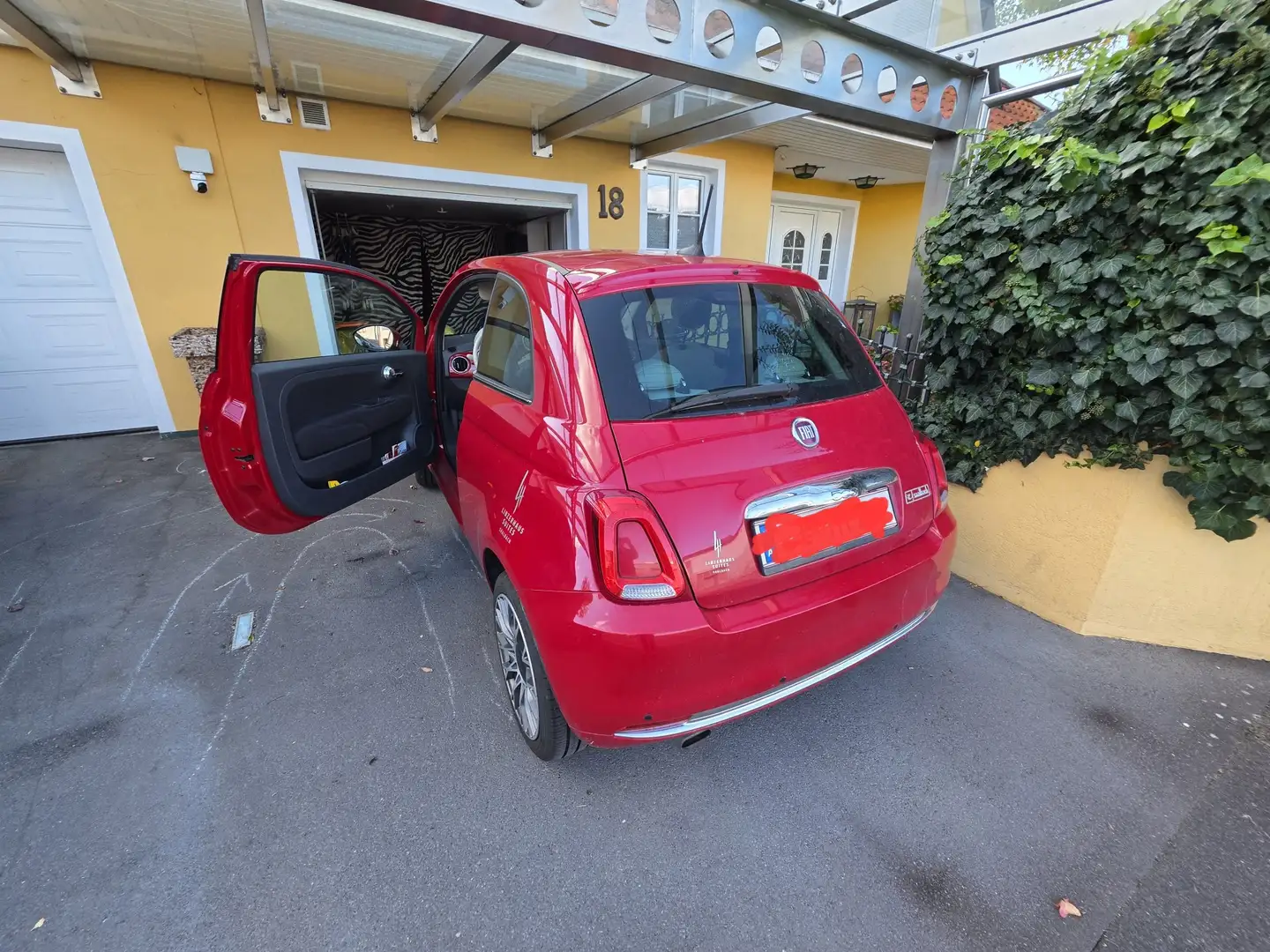 Fiat 500 1,2 69 Pop Star Dualogic Rot - 1