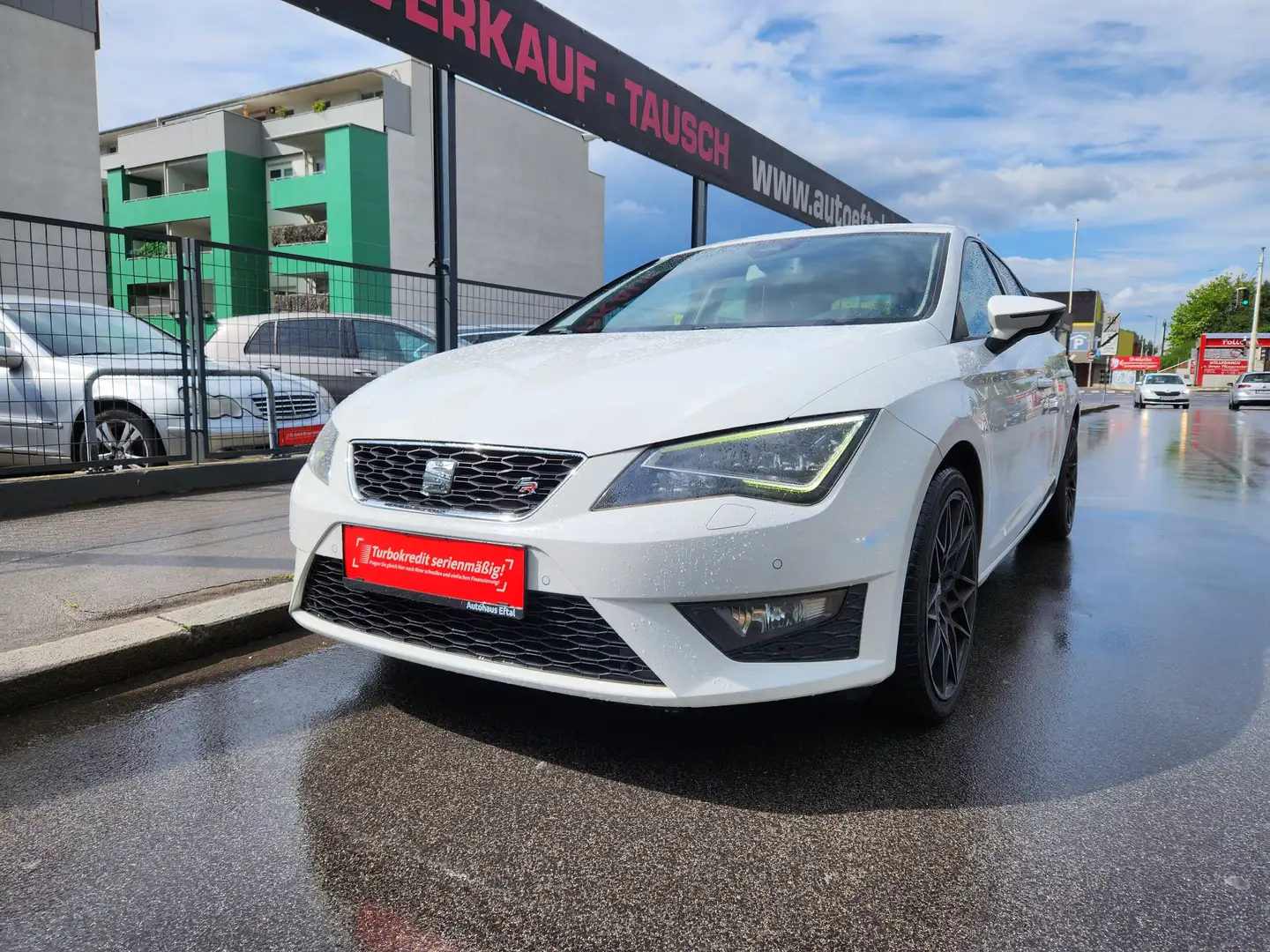 SEAT Leon FR 2,0 TDI DSG*NAVI*TEMPOMAT*KLIMA*SITZHZG*KREDIT* Weiß - 1