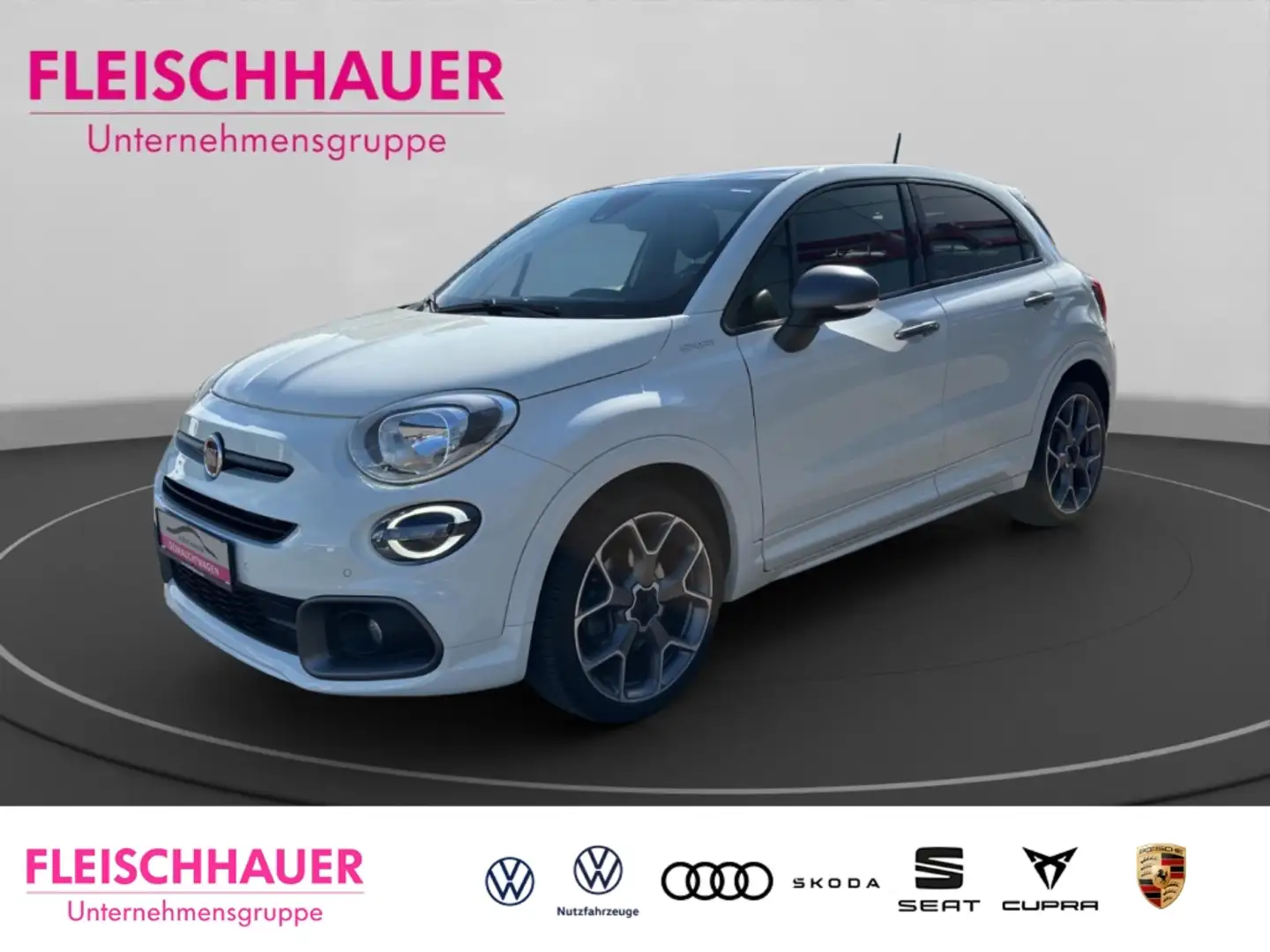 Fiat 500X Sport 1.3 GSE+ACC+SHZ+PANORAMA+KAMERA+LED+NAVI Blanco - 1